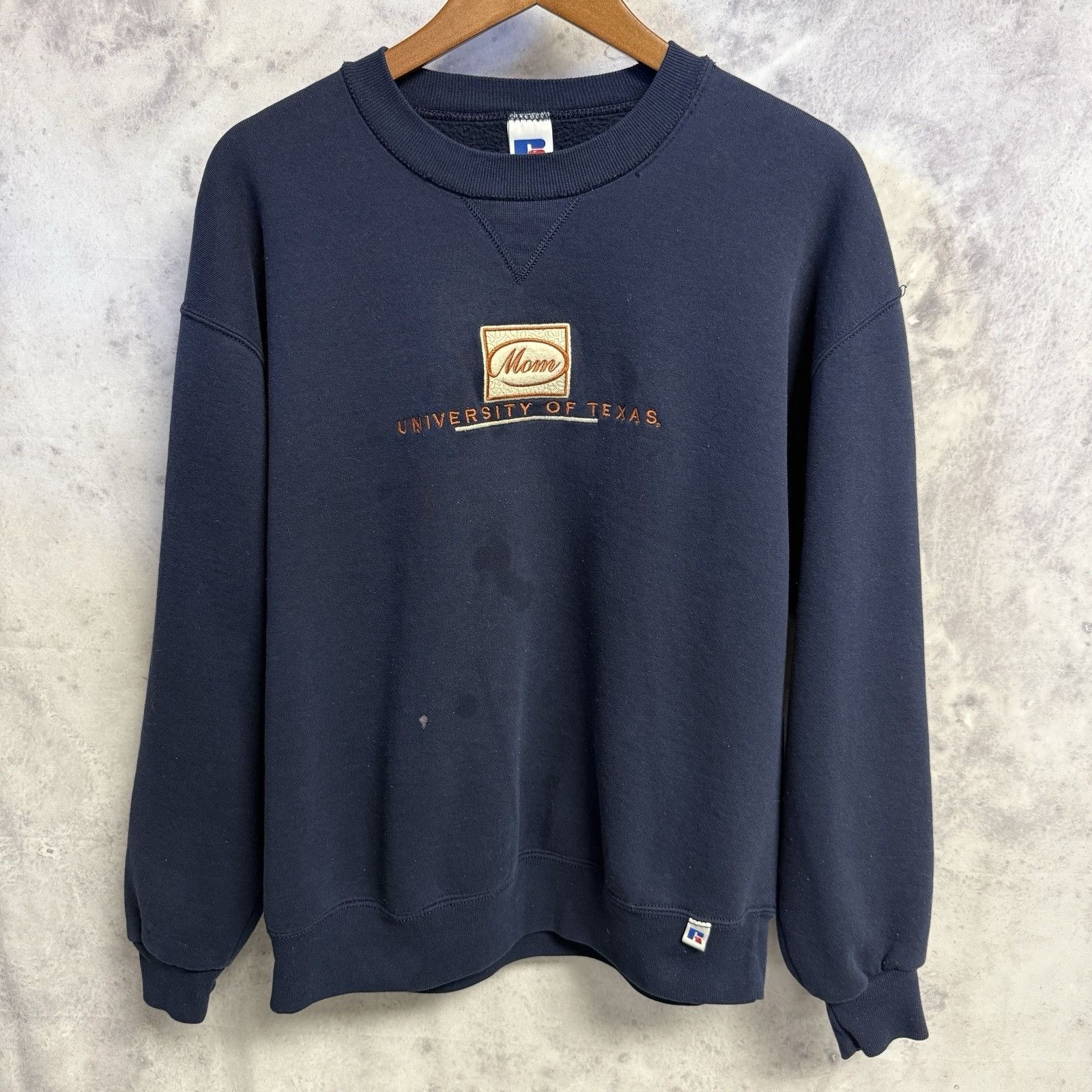 Russell Athletic Vintage 90s University of Texas MOM Sweatshirt Russell Athle Size US L / EU 52-54 / 3 - 2 Thumbnail