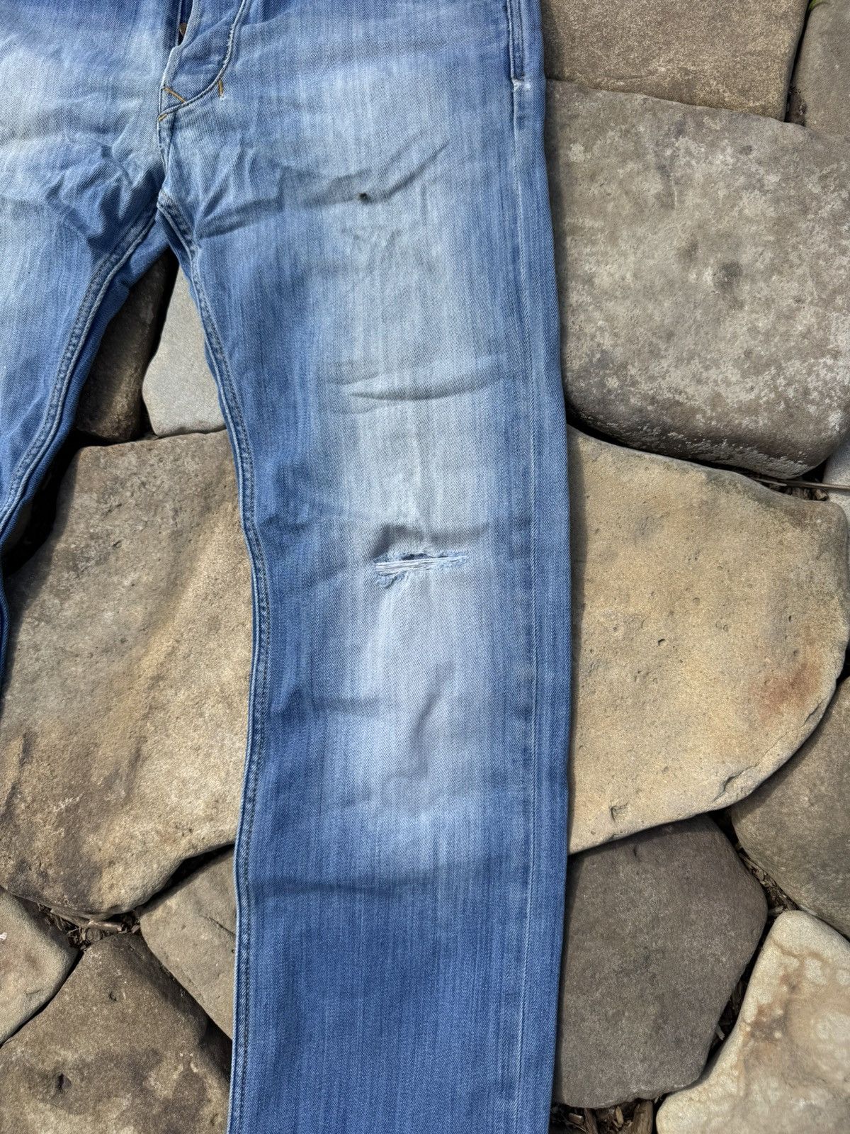 Diesel Vintage Diesel Larkee Diestressed Jeans pants Size US 32 / EU 48 - 3 Thumbnail