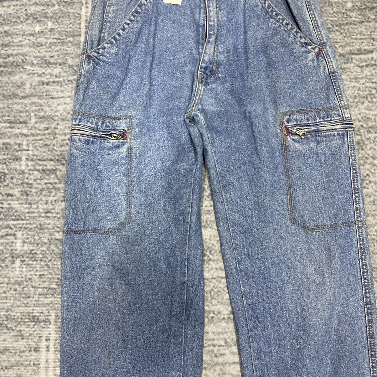 JNCO × Vintage Sick☠️ Faded Glory Cargo Jeans Hip Hop 90s Jnco Style Skate Size US 31 - 5 Thumbnail