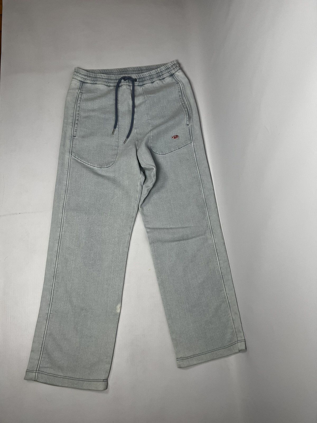 image of Diesel Gothic Oversized Sweats in Blue, Men's (Size 32)
