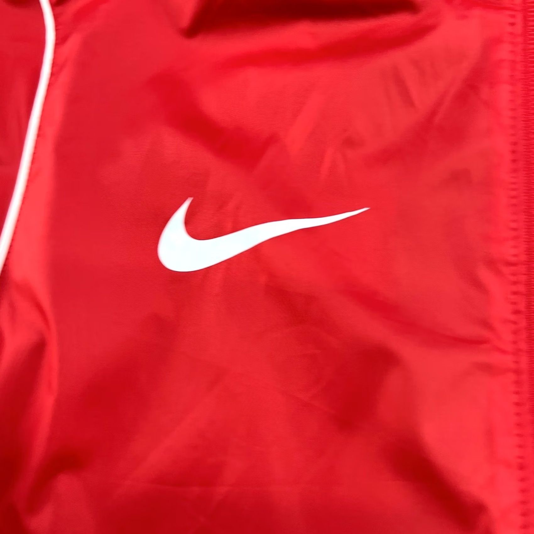 Nike Nike Nylon Jacket Mens Small Red Full Zip Track Football Training Drill Brann SK Size US S / EU 44-46 / 1 - 7 Thumbnail