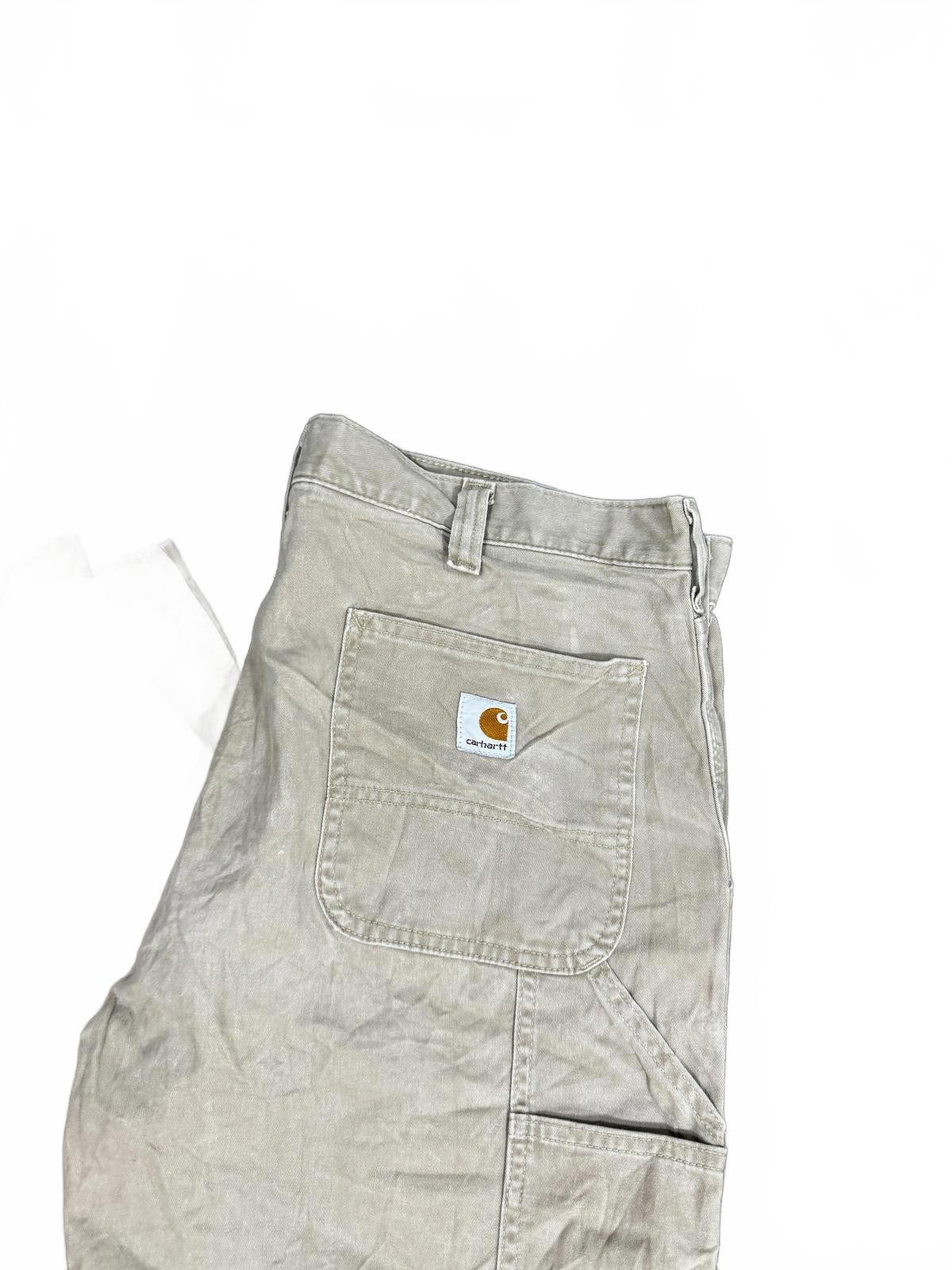 Carhartt Carhartt Men's Beige Work Pants 36X30 Size US 36 / EU 52 - 2 Thumbnail