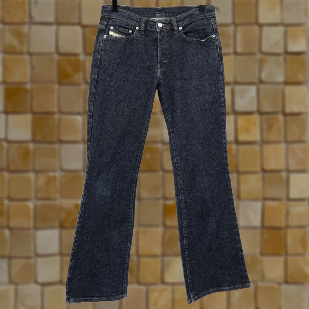 Diesel Diesel Jeans Bootcut 5-Pocket Denim Blue Size 29X30 Regular 30" Inseam Low Rise Women Size 29" - 1 Thumbnail