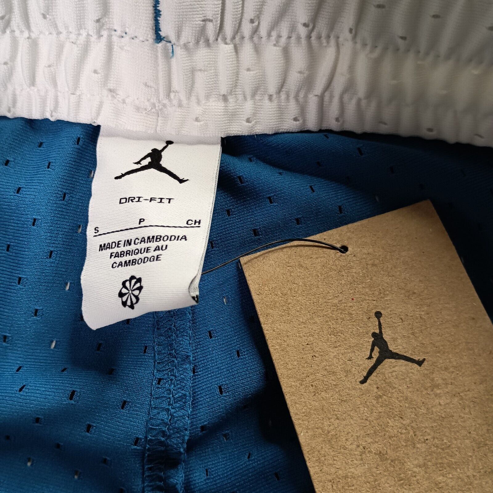 Nike Nike Air Jordan Dri-FIT Sport Mesh Shorts Blue White Men's S Size US 28 / EU 44 - 4 Thumbnail