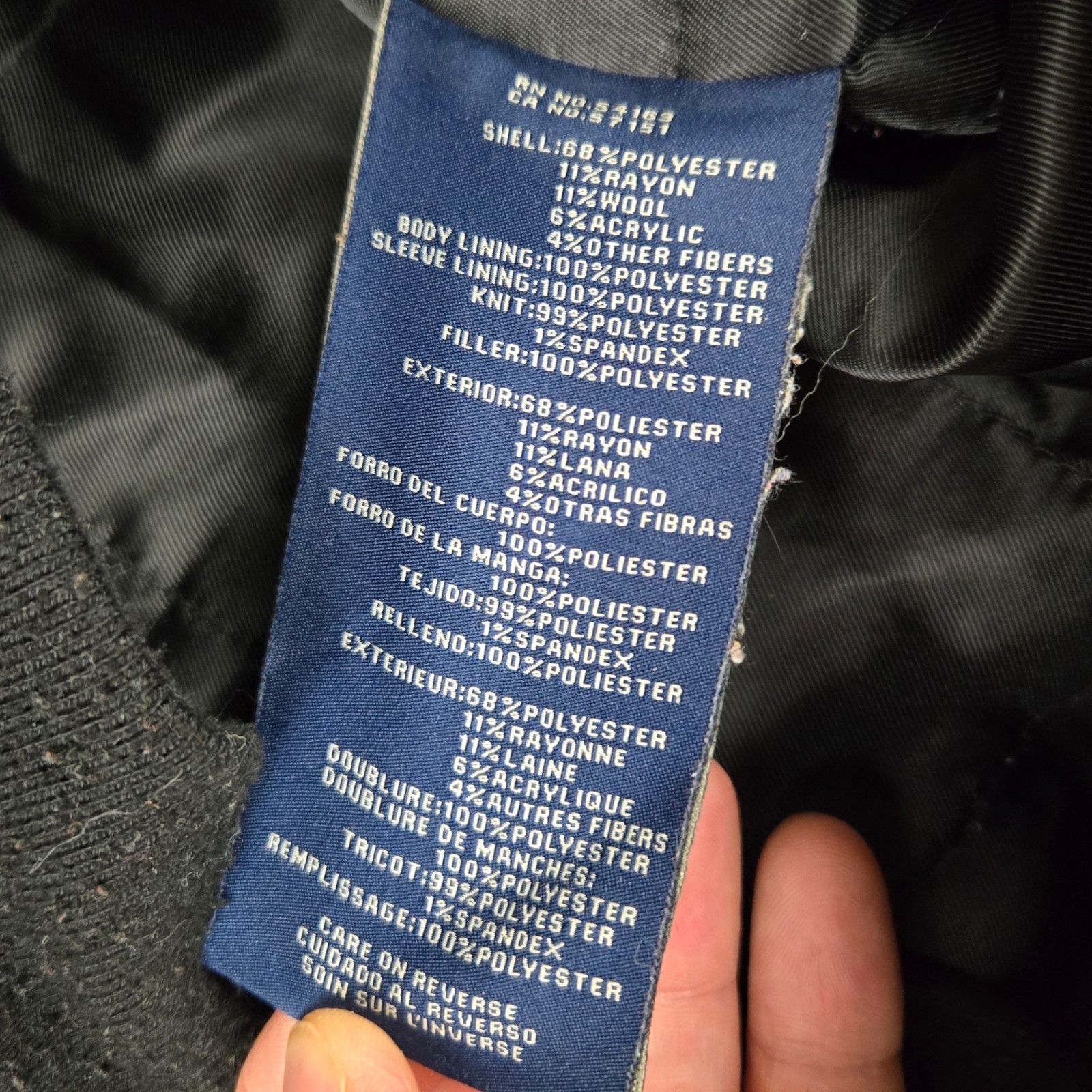 Dockers Dockers Black Full Zip Winter Jacket Size Medium Size US M / EU 48-50 / 2 - 7 Thumbnail