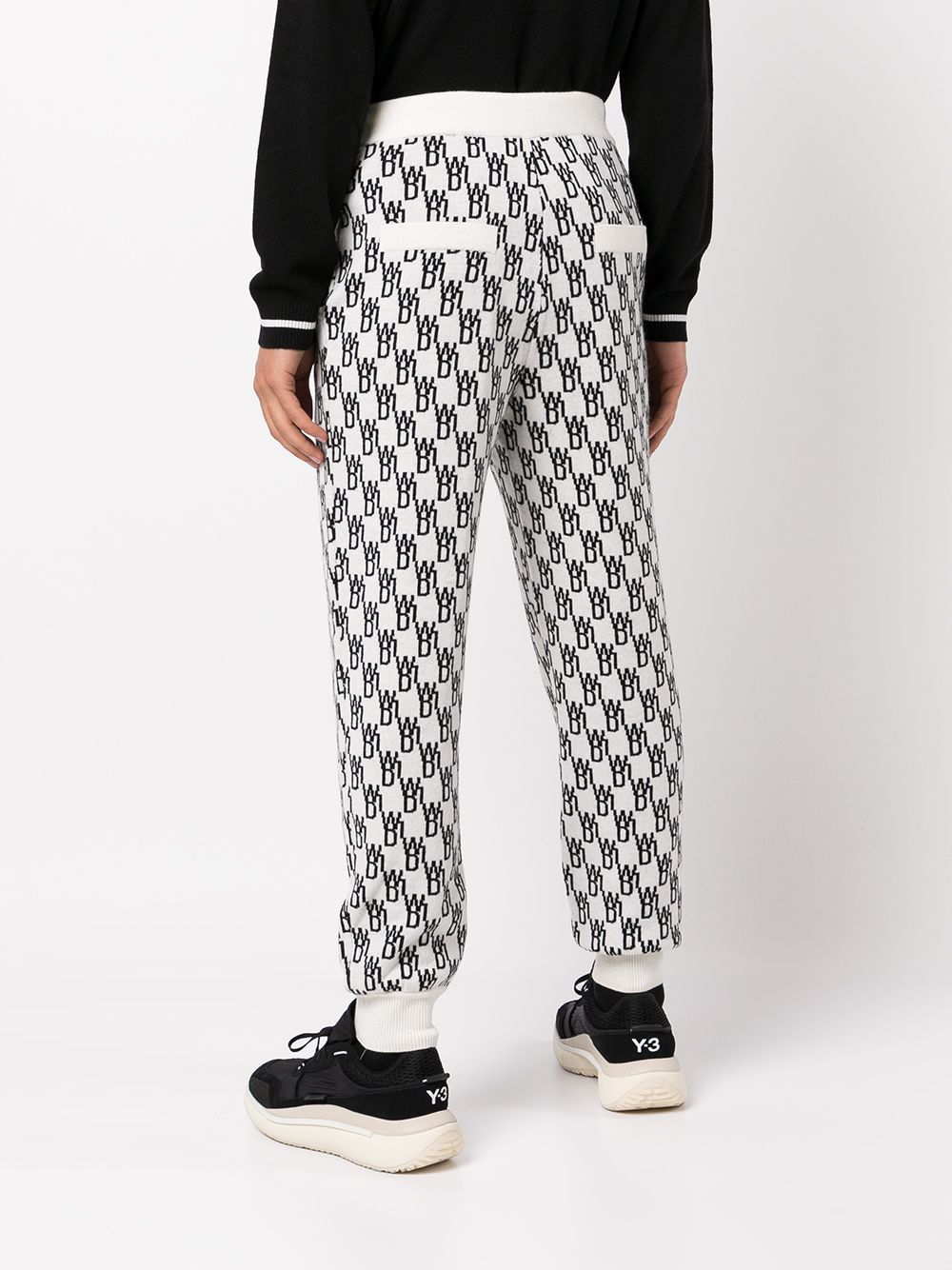 WE11DONE o1mris0824 Jacquard Trouser in Ivory Size US 32 / EU 48 - 6 Thumbnail