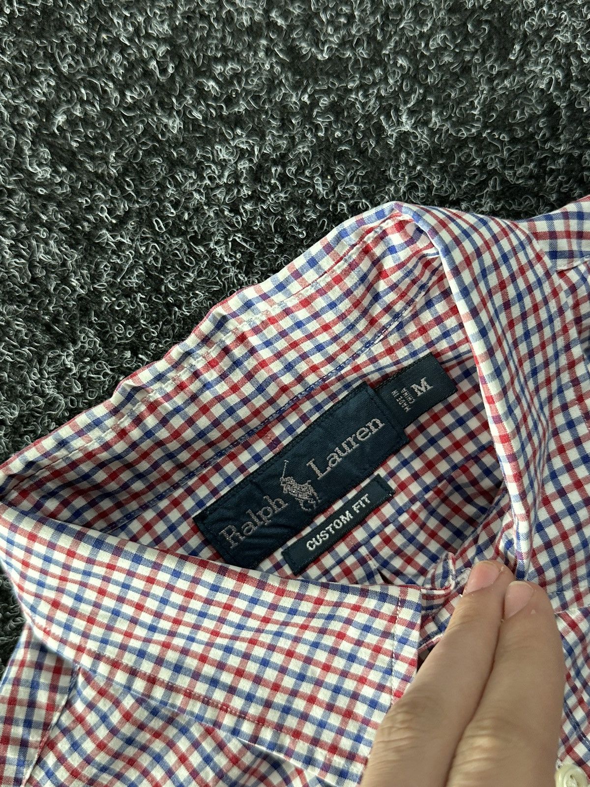 Designer × Polo Ralph Lauren × Vintage ❗️Vintage 90s Polo RALPH LAUREN blue striped Shirt OLD MONEY Size US M / EU 48-50 / 2 - 5 Thumbnail