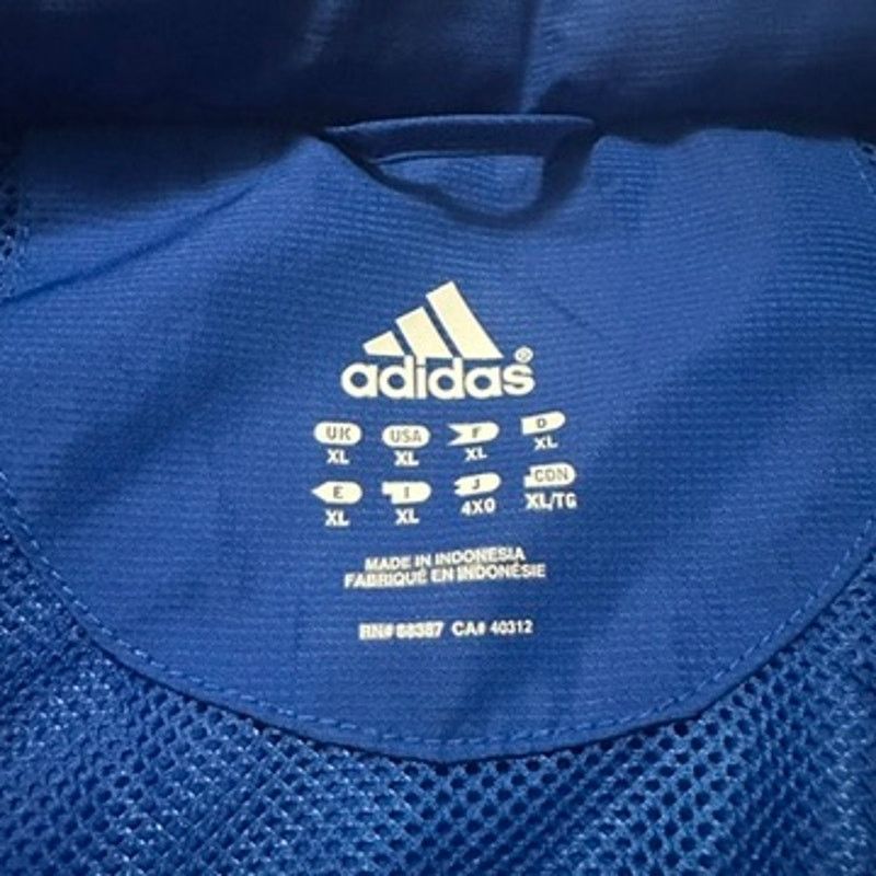 Adidas adidas blue windbreaker jacket size XL Size US XL / EU 56 / 4 - 4 Thumbnail