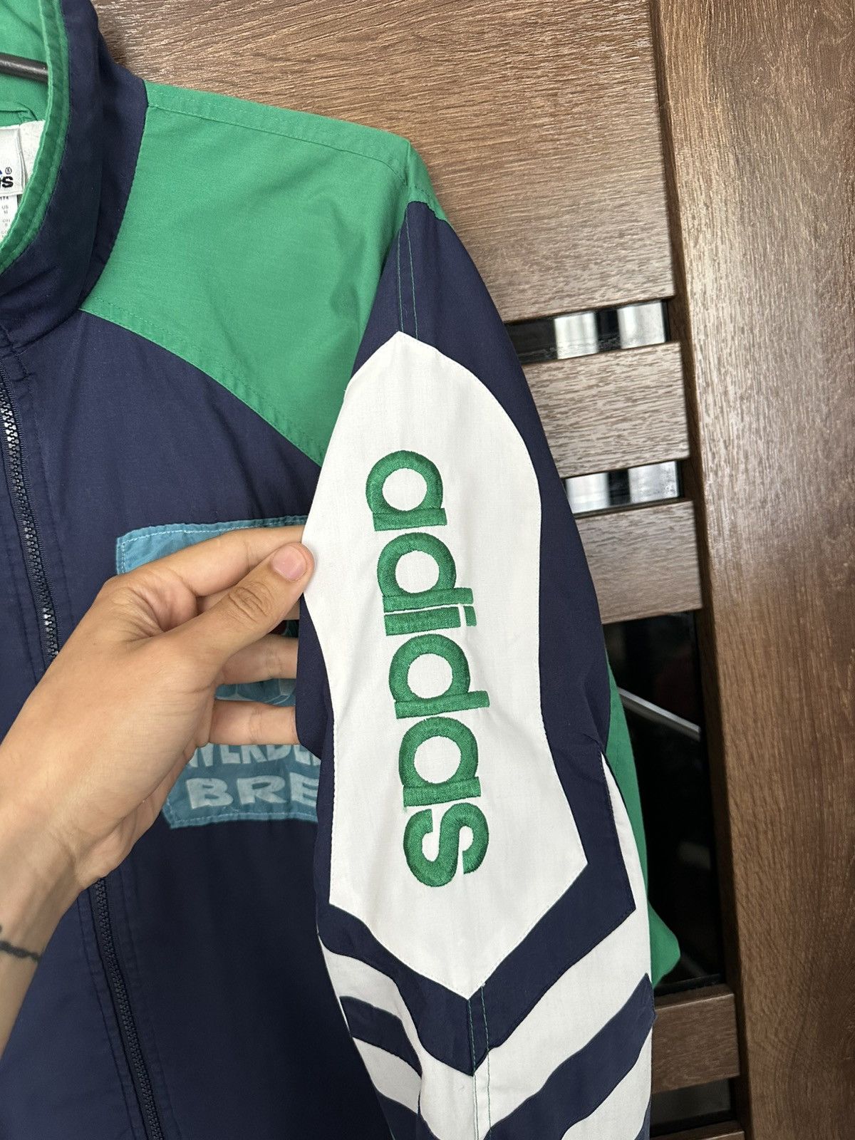 Adidas Werder Bremen Adidas Vintage Zip Jacket 90s Size US M / EU 48-50 / 2 - 9 Thumbnail