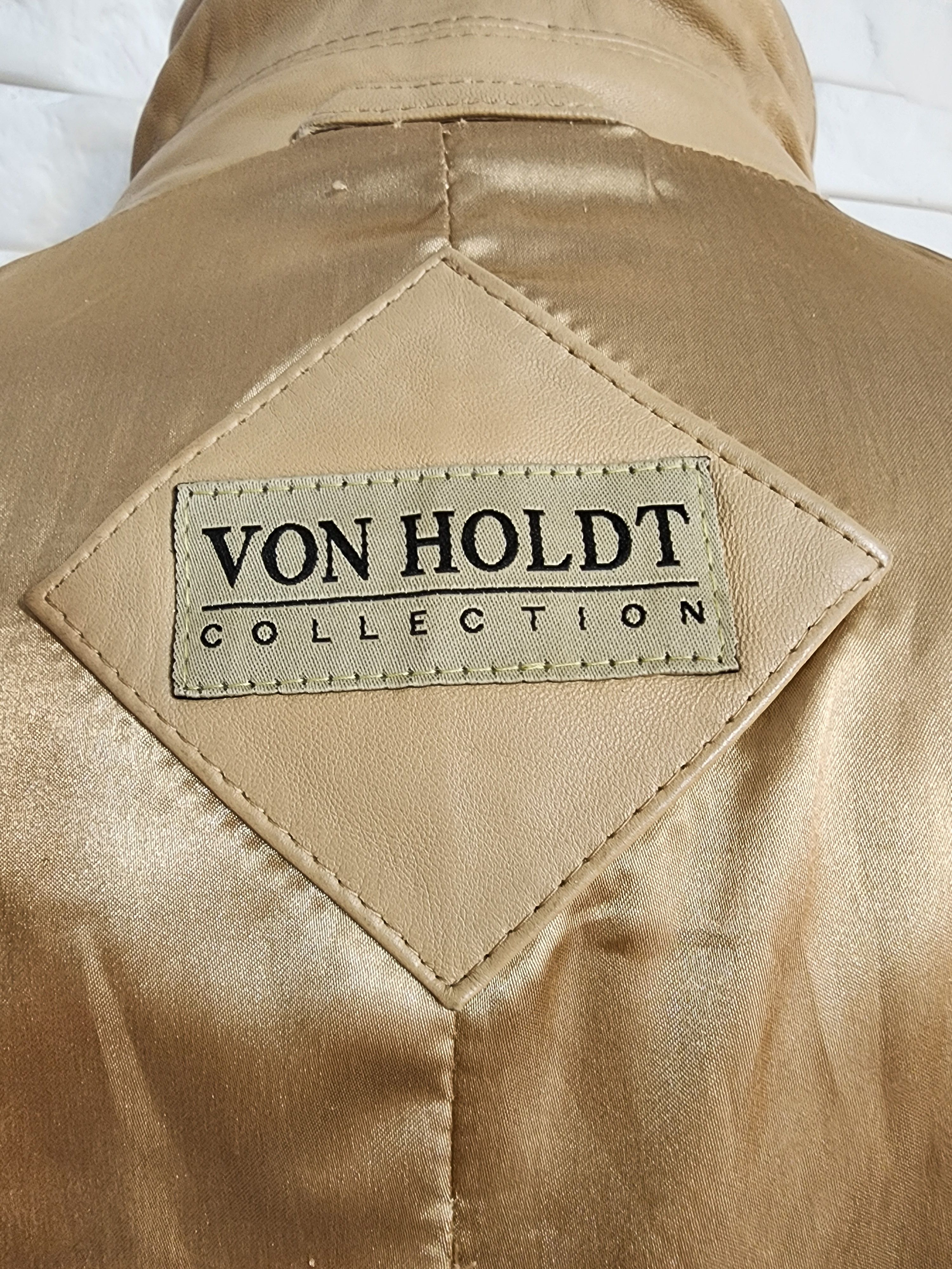 Genuine Leather Brown Leather Trench Coat: Women's Long Leather Raincoat Size L / US 10 / IT 46 - 8 Thumbnail