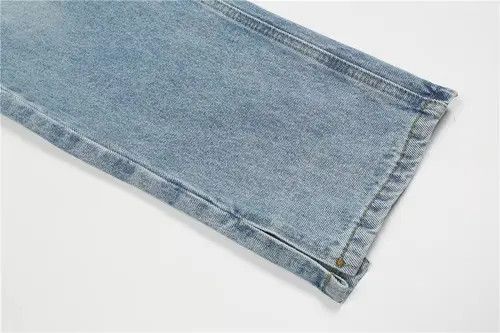 VIBE Men's American style washed distressed irregular jeans Size US 32 / EU 48 - 6 Thumbnail