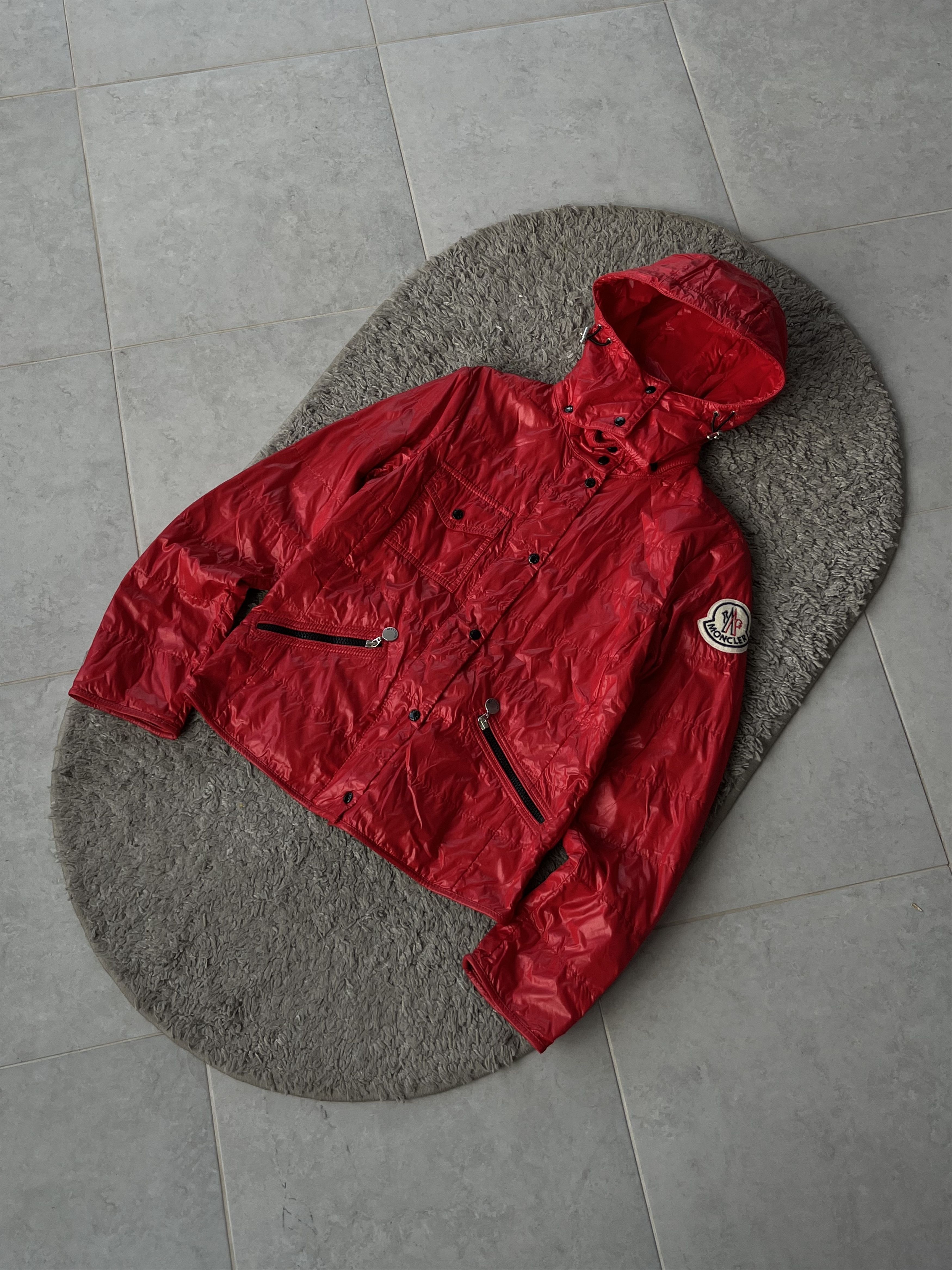 Moncler MONCLER SHINY Vintage Women Light Jacket Big Logo Very Rare Size M / US 6-8 / IT 42-44 - 2 Thumbnail