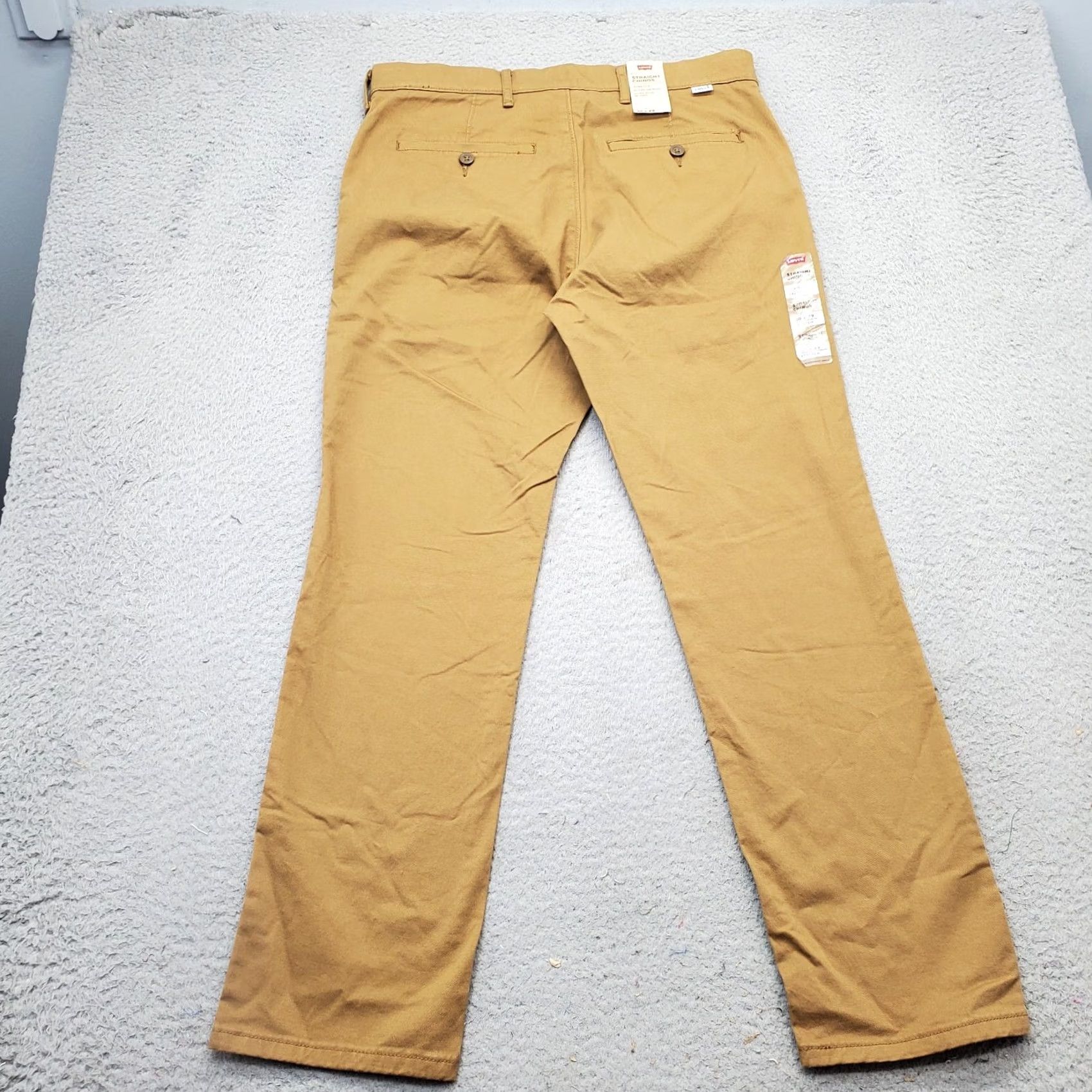 Levi's Levi's Chino Pants Mens 30/29 Tan Straight Leg Stretch Flat Front Slash Pocket Flat Front Pants Mens Size 30 Tan Straight Leg Chino Size US 30 / EU 46 - 2 Thumbnail