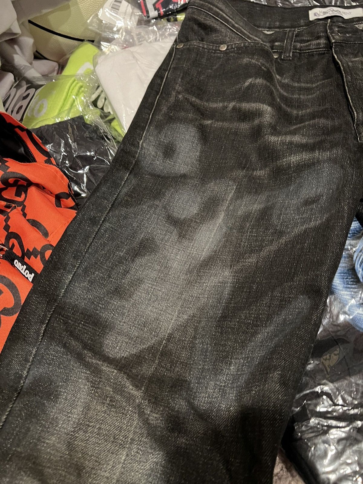 Asspizza × Saint Laurent Paris × Yves Saint Laurent Signed By Asspizza 2023 YSL Jeans | Yves Saint Laurent Size US 28 / EU 44 - 4 Thumbnail