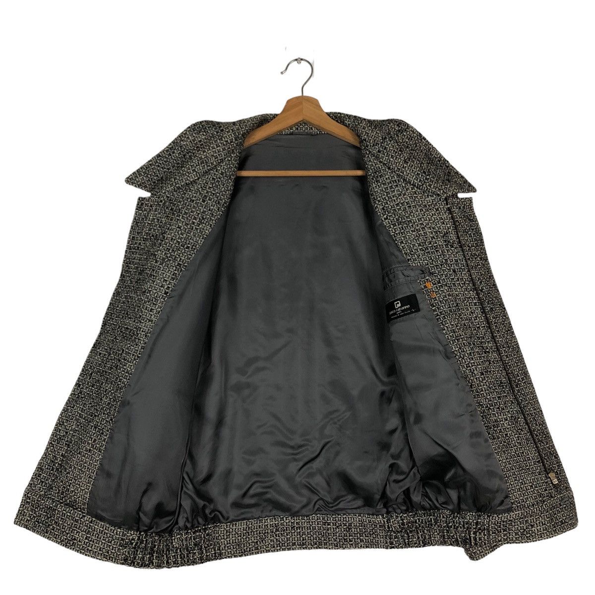 Vintage 🔥Vintage Biker Bomber Jacket Paco Rabanne Big Pocket Size US L / EU 52-54 / 3 - 13 Thumbnail