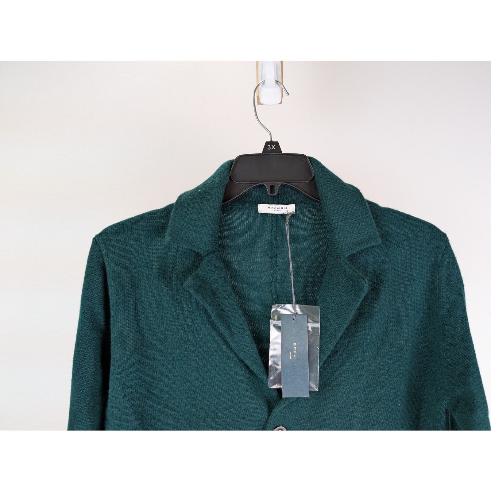 Boglioli o1rshd1 CC20 Men Sweater in Green Size US M / EU 48-50 / 2 - 3 Thumbnail
