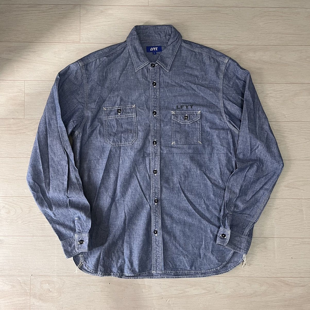 Lafayette Union Made classic chambray shirt 🔵