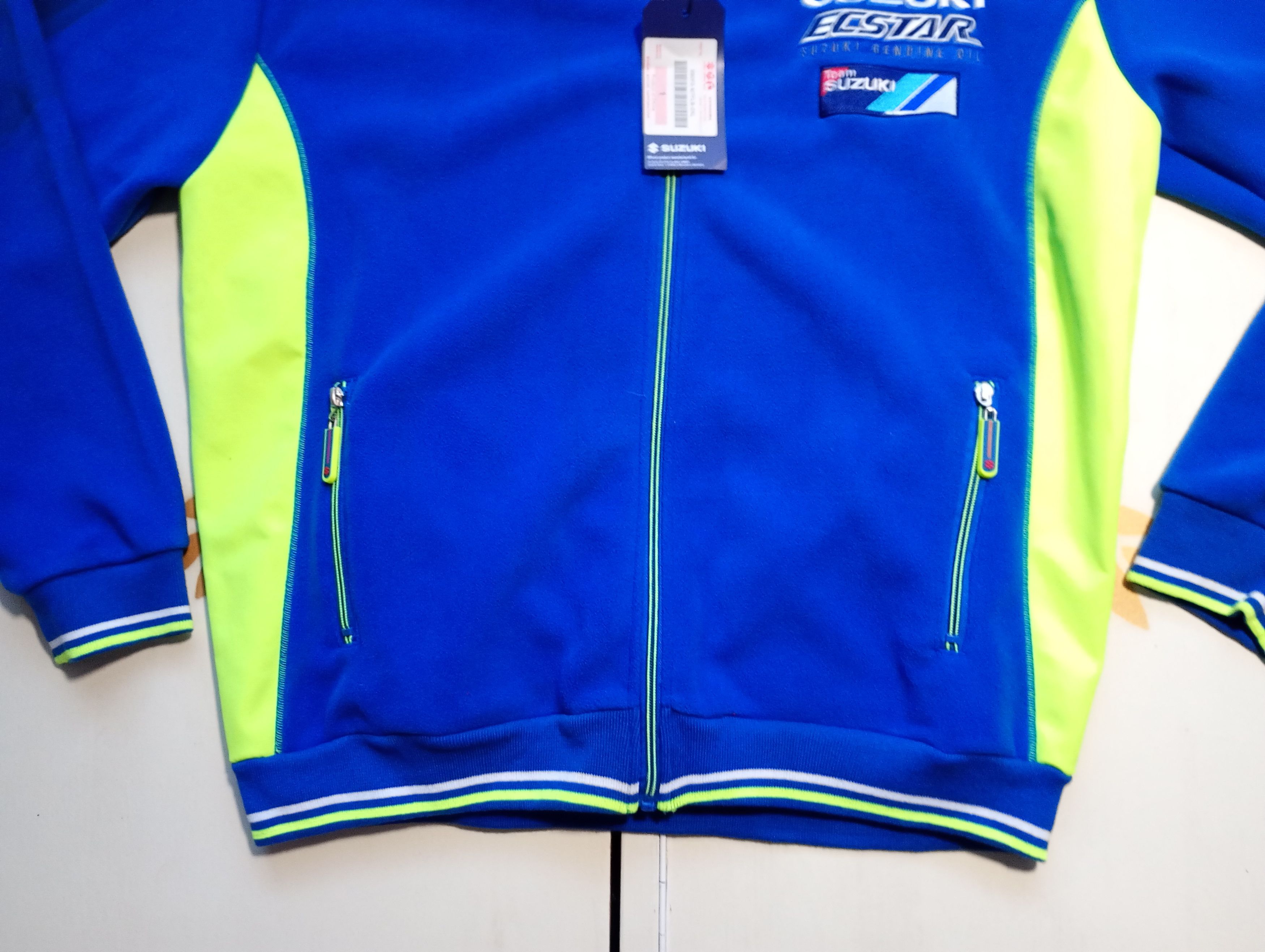 Other Suzuki Team Clinton Enterprises Fleece Jacket Vintage Size US XL / EU 56 / 4 - 2 Thumbnail