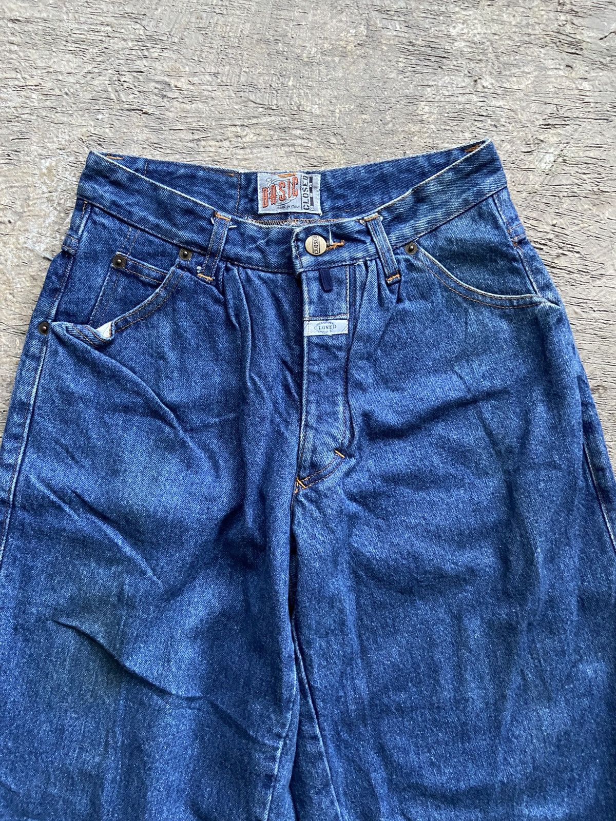 CLOSED × Marithe + Francois Girbaud 1990s MFG x CLOSED - Vintage Baggy High Waist Denim Pants Size US 26 / EU 42 - 3 Thumbnail