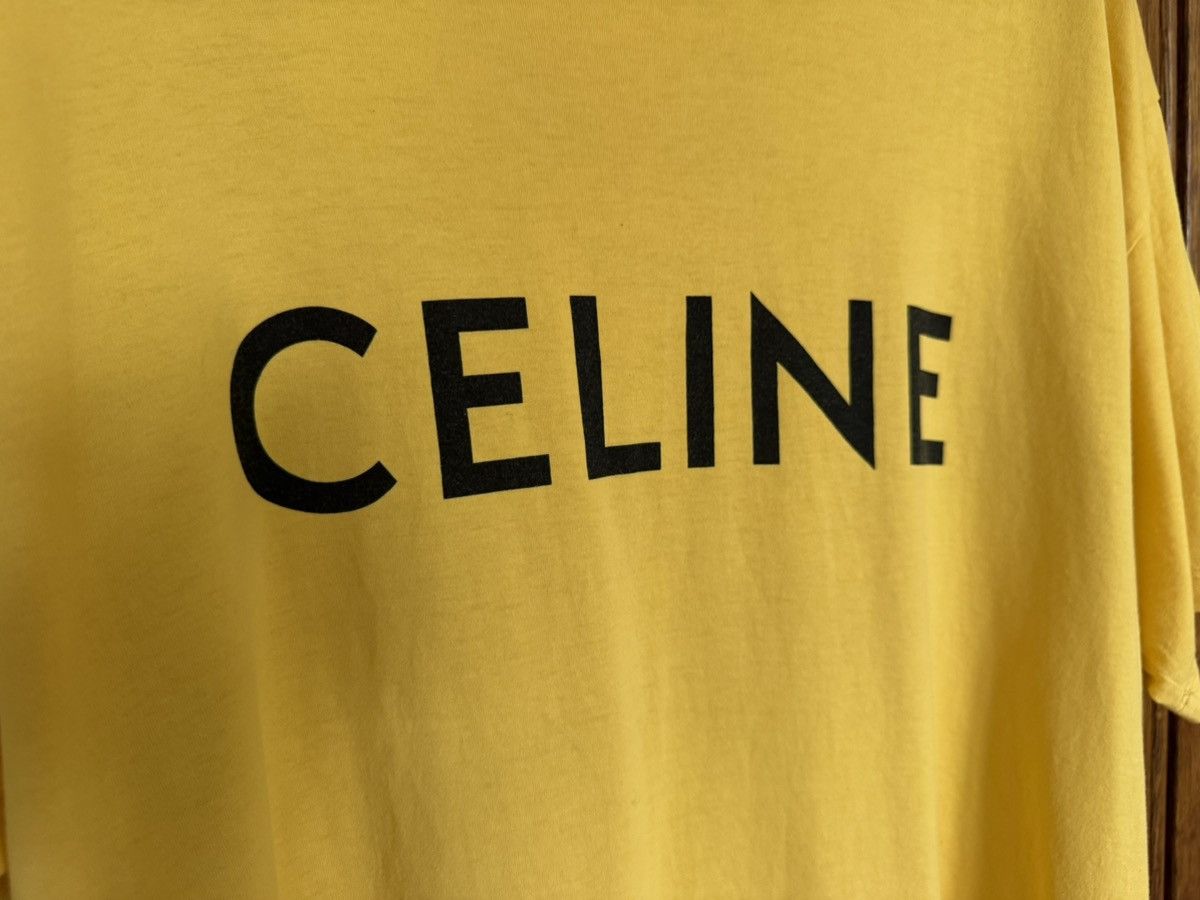 Celine Celine Hedi Slimane monochrome collection logo T shirt L Size US L / EU 52-54 / 3 - 12 Thumbnail