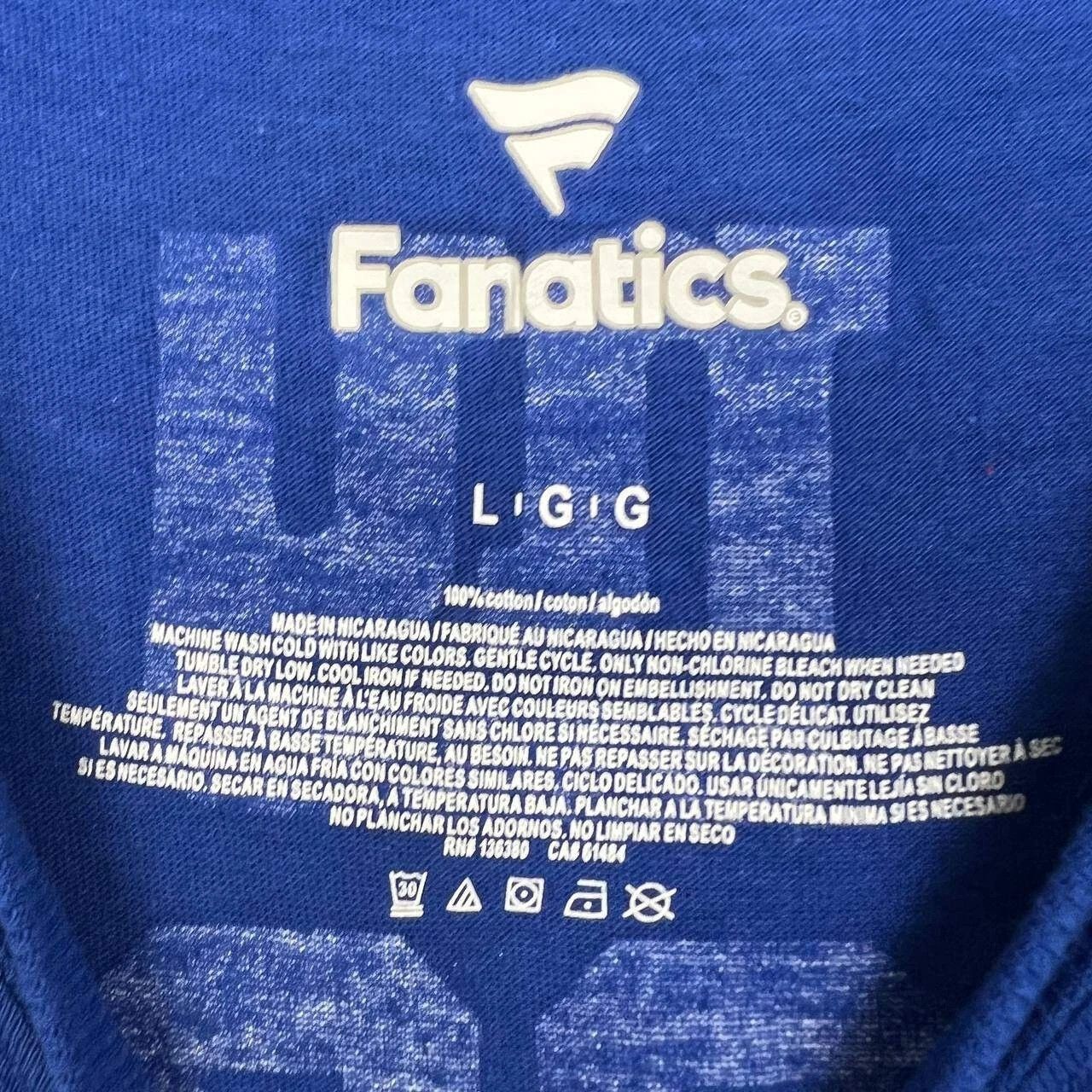 Other New York Giants Shirt Men Fanatics Short Sleeve Crew Neck L Size US L / EU 52-54 / 3 - 6 Thumbnail