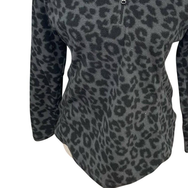 Old Navy Old Navy Womens Medium Leopard Spot Fleece Pullover Sweater Size M / US 6-8 / IT 42-44 - 5 Thumbnail