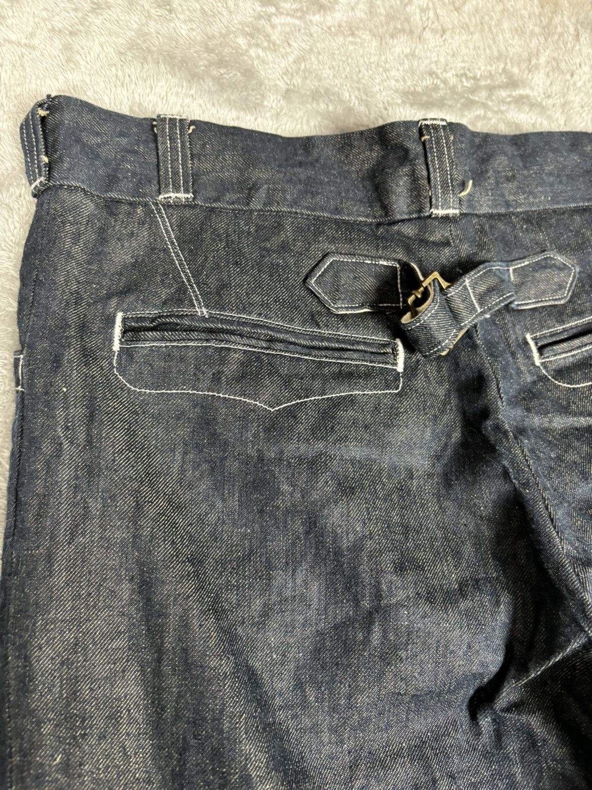 NEXUSVII Nexus 7 Soft Denim Buckle Back Pants Size US 31 - 10 Thumbnail
