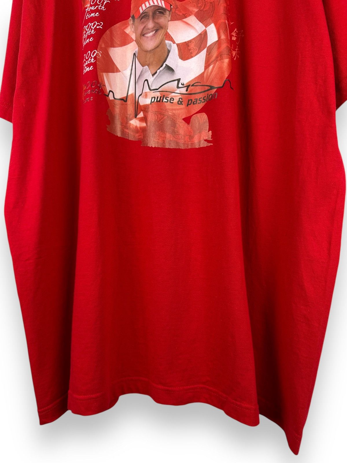 Ferrari × Vintage Michael Schumacher Pulse Passion F1 Time Champion T-Shirt Size US XXL / EU 58 / 5 - 9 Thumbnail