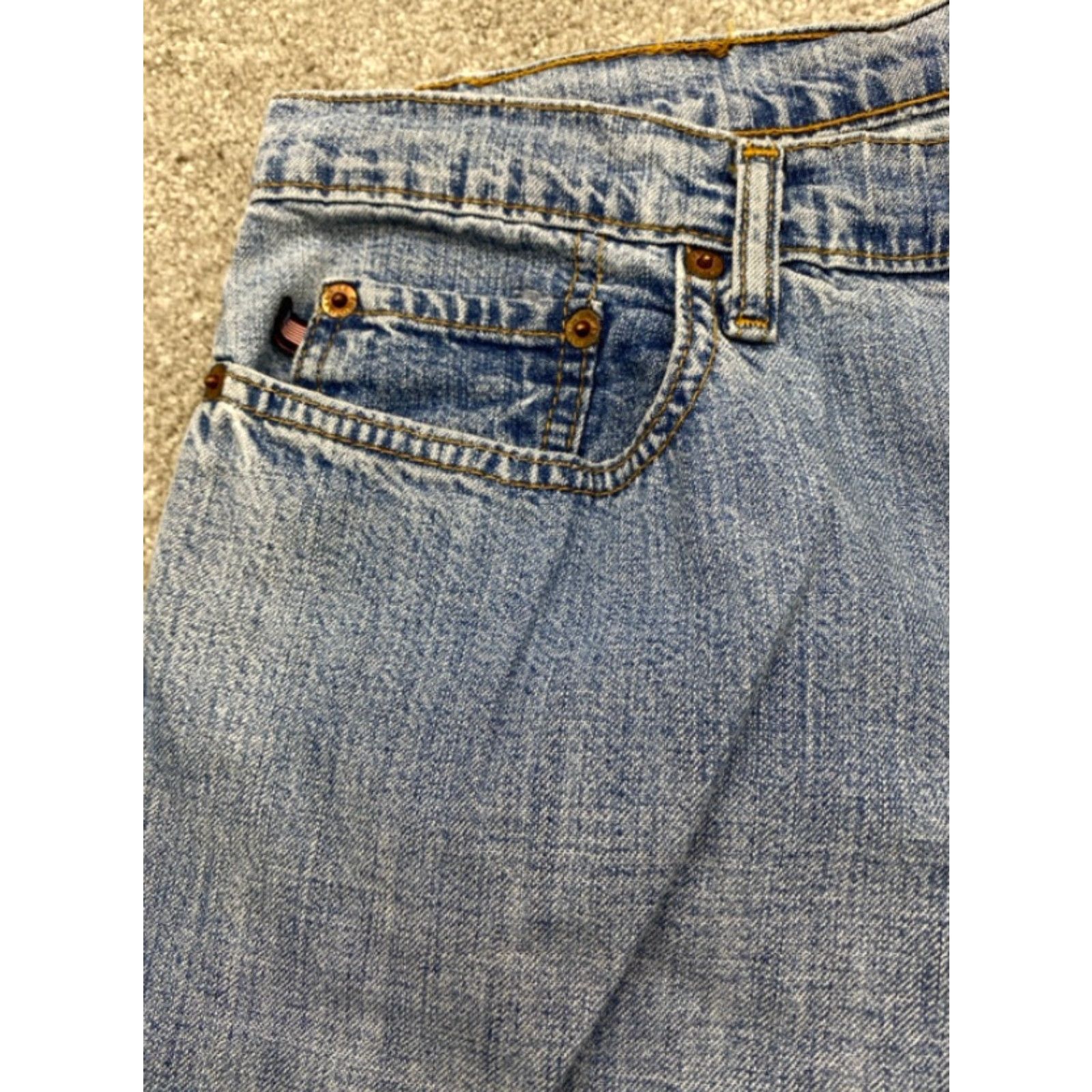 Ralph Lauren Polo Jeans by Ralph Lauren Jeans Womens 12x31 Blue Denim Cotton 5292 34x31 Blue Women Jeans 90s Style Straight Womens Size 24" / US 00 / IT 34 - 4 Thumbnail