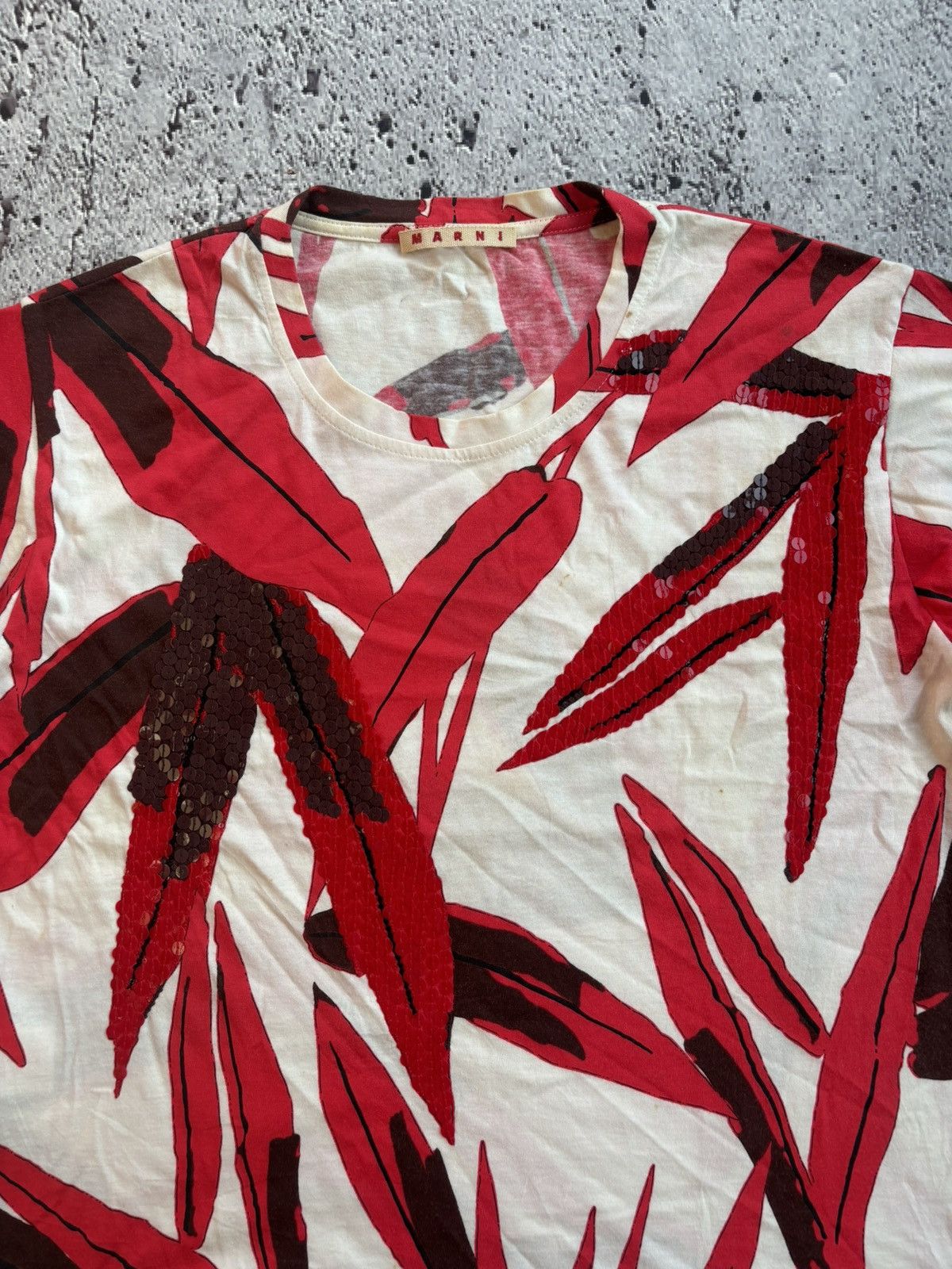 Marni Marni full print tshirt Size L / US 10 / IT 46 - 2 Thumbnail