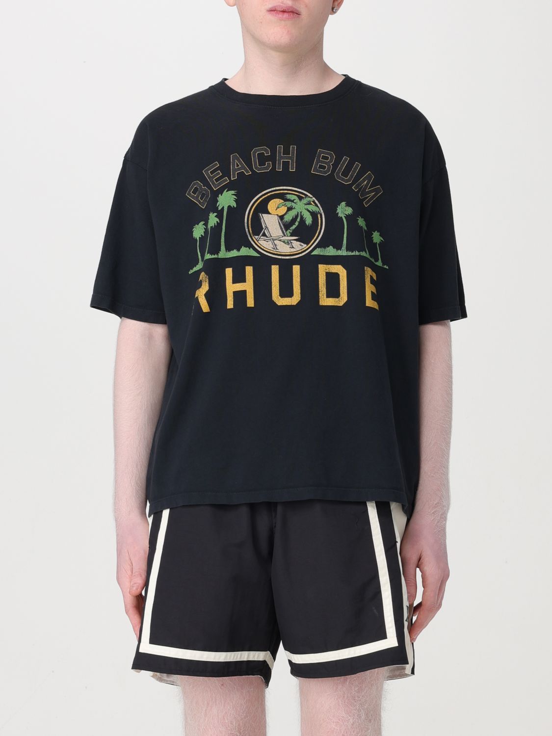 image of Rhude T-Shirt Men Black (Size Large)