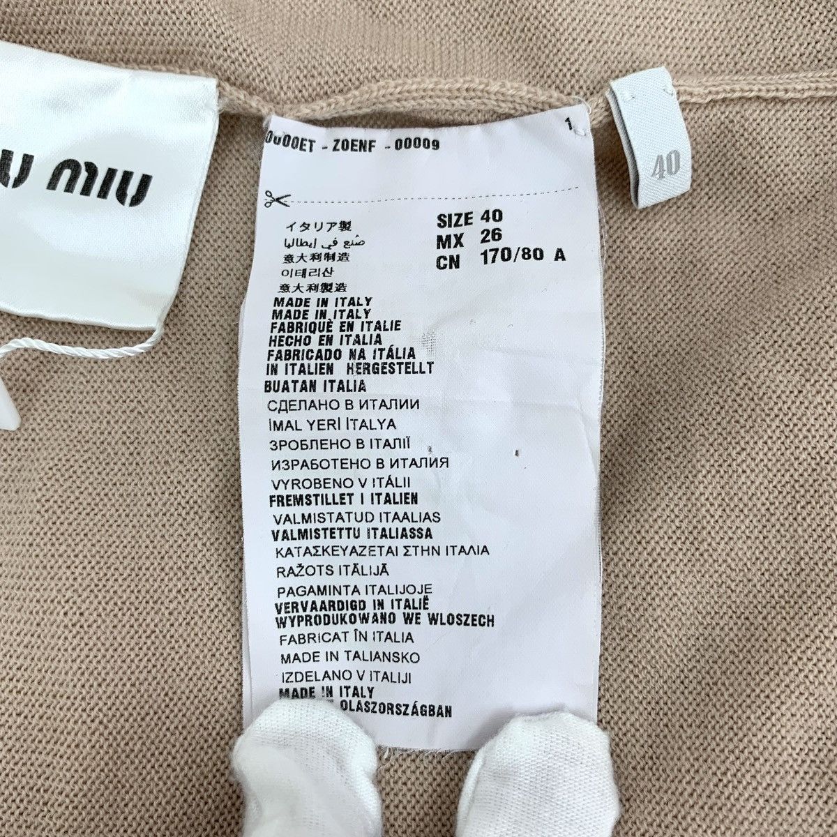 Miu Miu Miu Miu Flesh Pink Wool Short Sleeve Knit Sweater K26WX Size M / US 6-8 / IT 42-44 - 6 Thumbnail