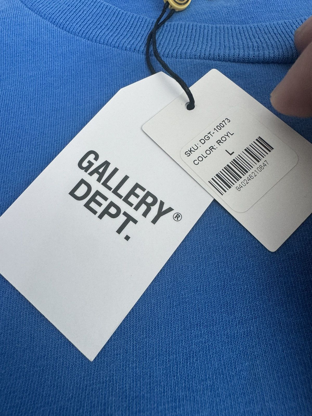 Gallery Dept. Gallery Dept Royal Blue logo tee Size US L / EU 52-54 / 3 - 7 Thumbnail