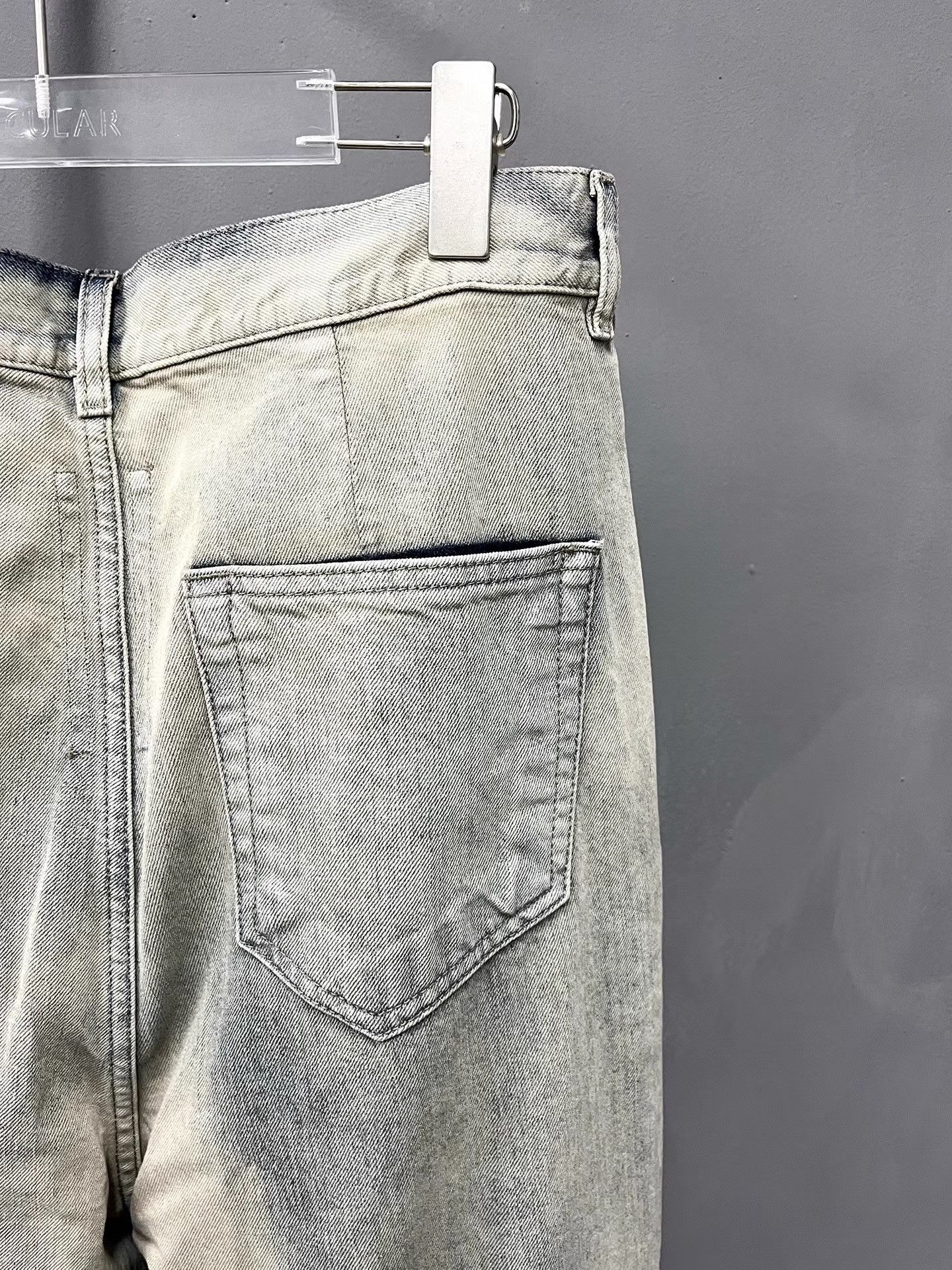 Rick Owens Rick Owens Bolan Bootcut Washed Blue Flare Jeans K34 Size US 29 - 6 Thumbnail
