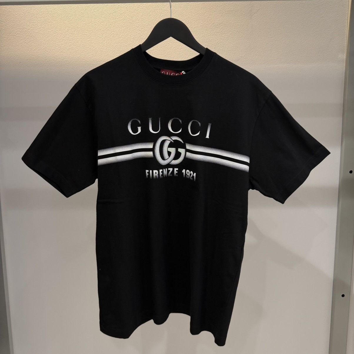 Gucci Gucci Cotton Jersey Gucci Print Tee Black Size US L / EU 52-54 / 3 - 1 Thumbnail