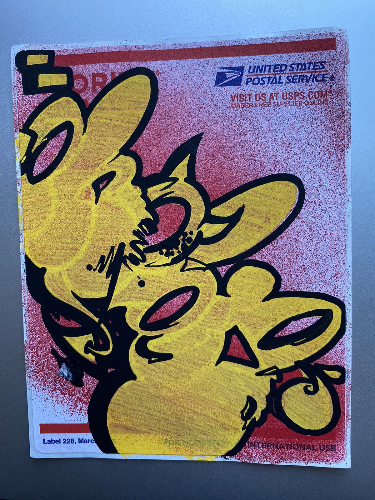 Alife Phobia hand drawn original graffiti art sticker Alife Irak Size ONE SIZE - 1 Preview
