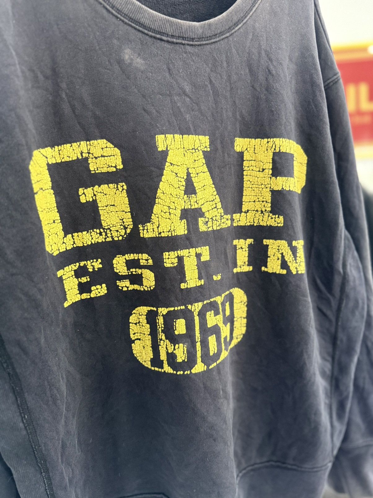 Gap 🔥 Survival Distressed 🔥 90s GAP 1969 Spellout Streetwear - L Size US L / EU 52-54 / 3 - 2 Thumbnail