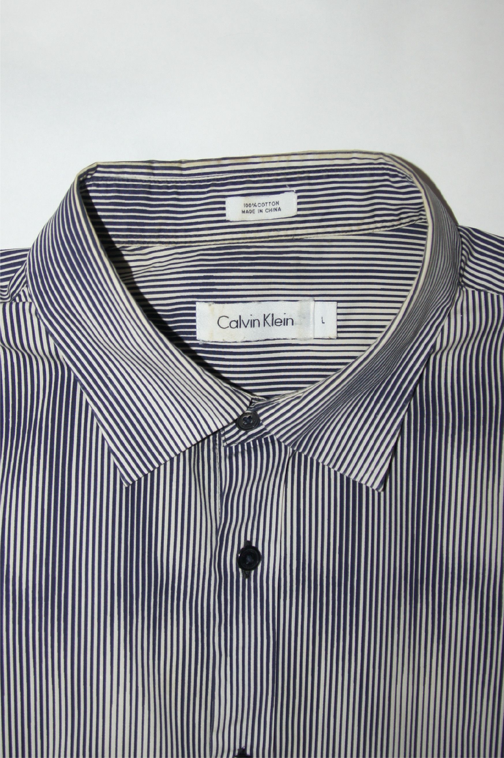 Calvin Klein Visual Stripe Shirt Size US L / EU 52-54 / 3 - 3 Thumbnail