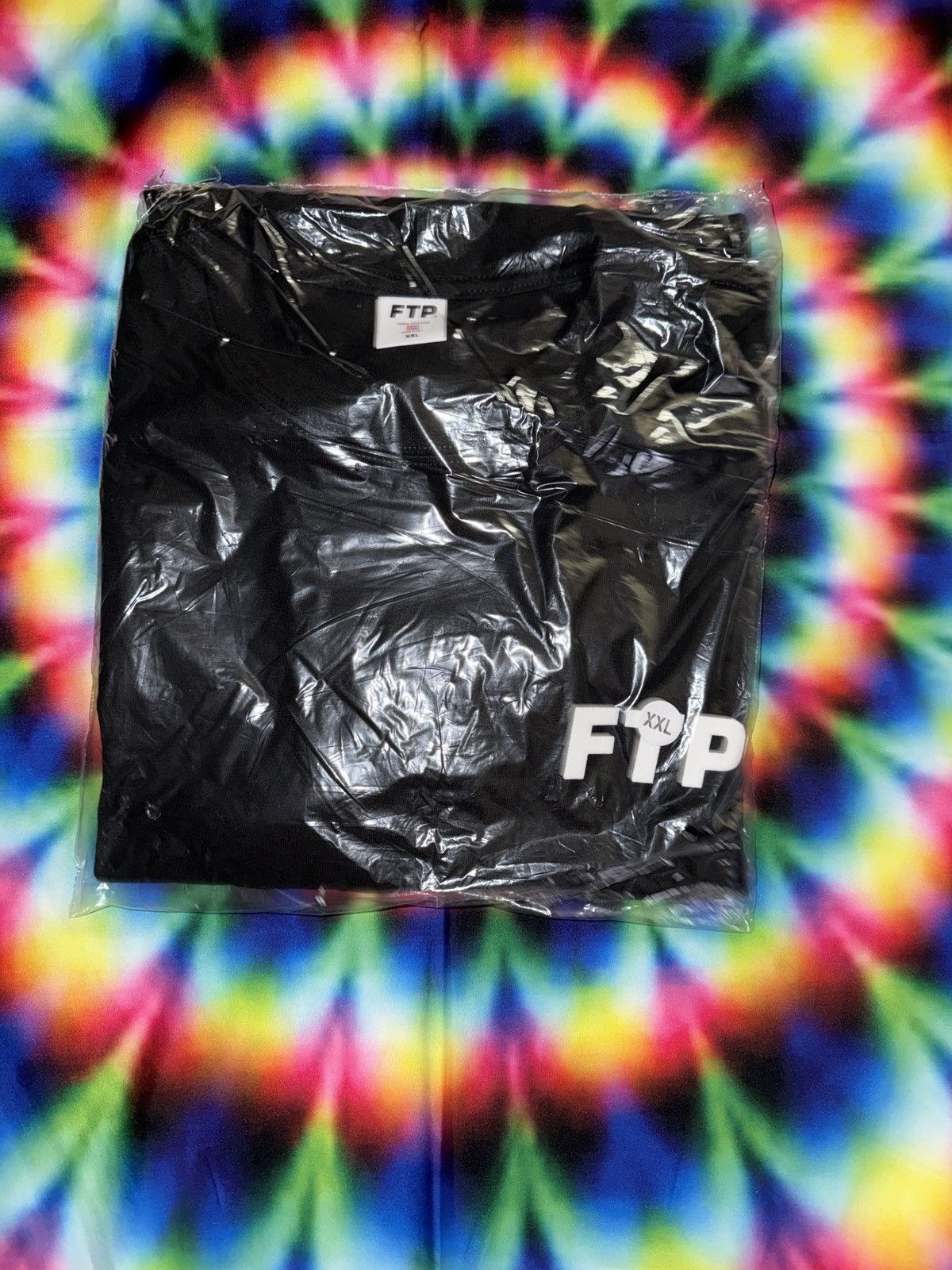 Fuck The Population FTP Flocked Logo T-Shirt Black Size US XXL / EU 58 / 5 - 1 Thumbnail