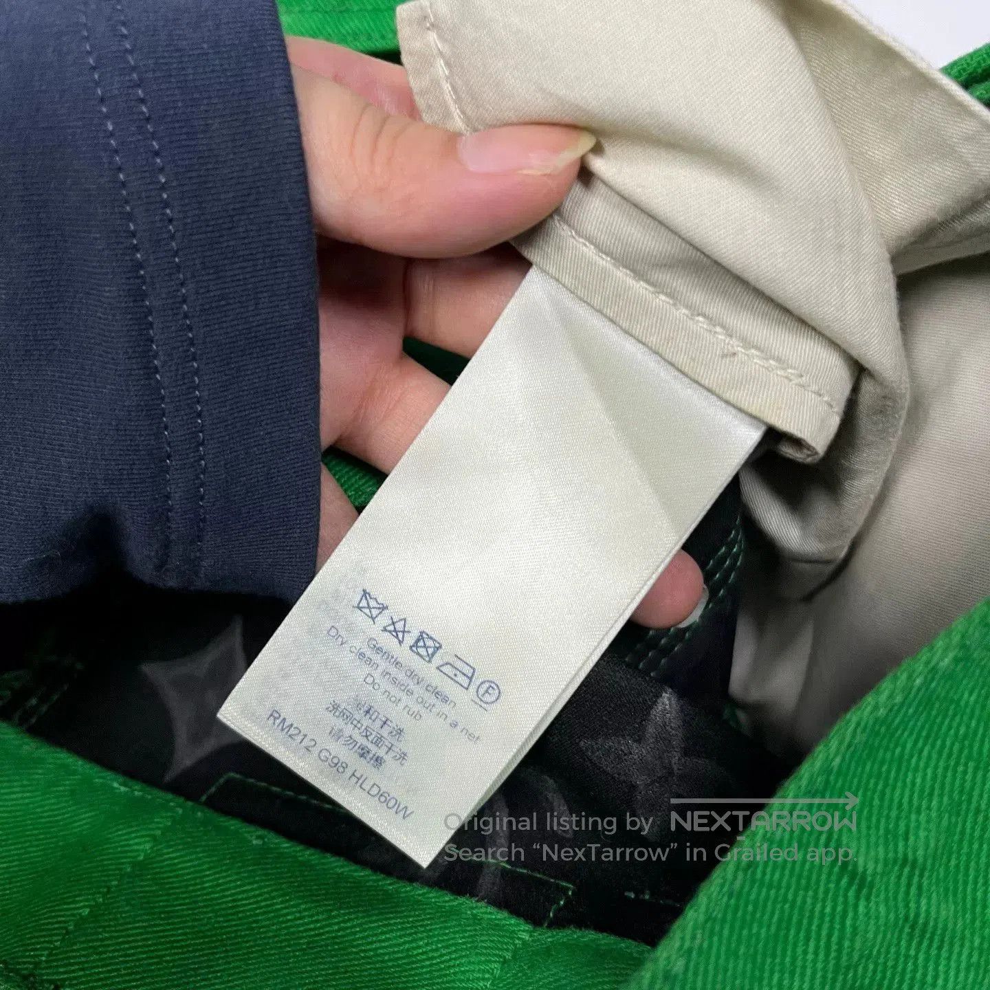 Louis Vuitton Louis Vuitton Green Monogram Cargo Jeans. Size US 29 - 5 Thumbnail