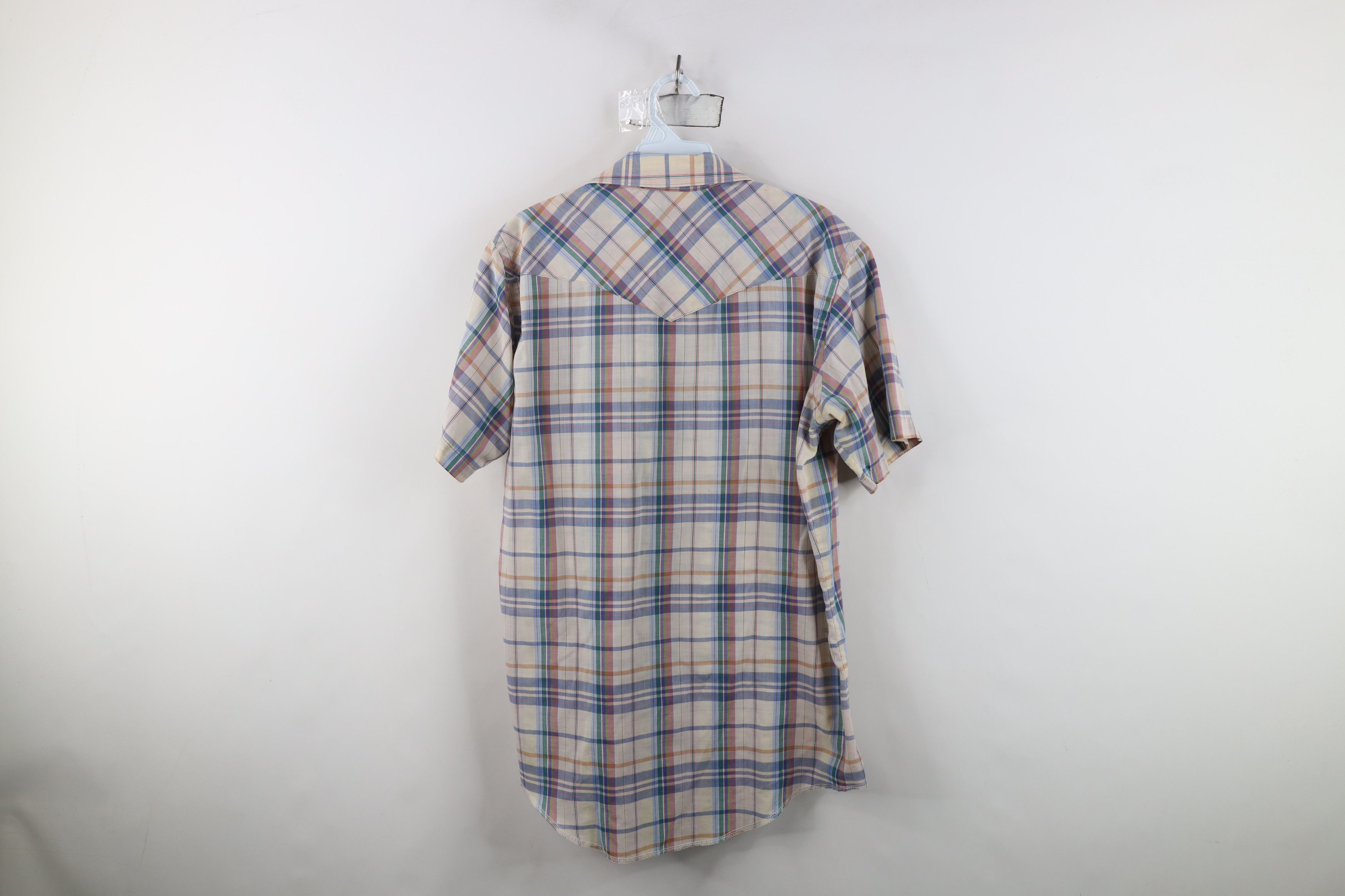 Wrangler Vintage 80s 90s Wrangler Snap Button Shirt Short Sleeve USA Size US M / EU 48-50 / 2 - 10 Thumbnail