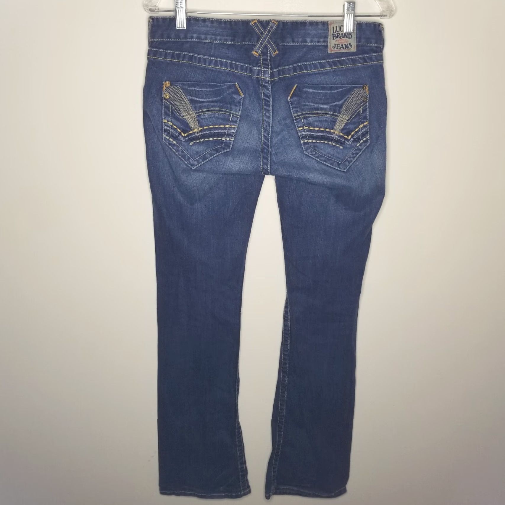 Lucky Brand Lucky Brand Womens Bootcut Blue Jeans Size 8 Size 30" / US 8 / IT 44 - 4 Thumbnail