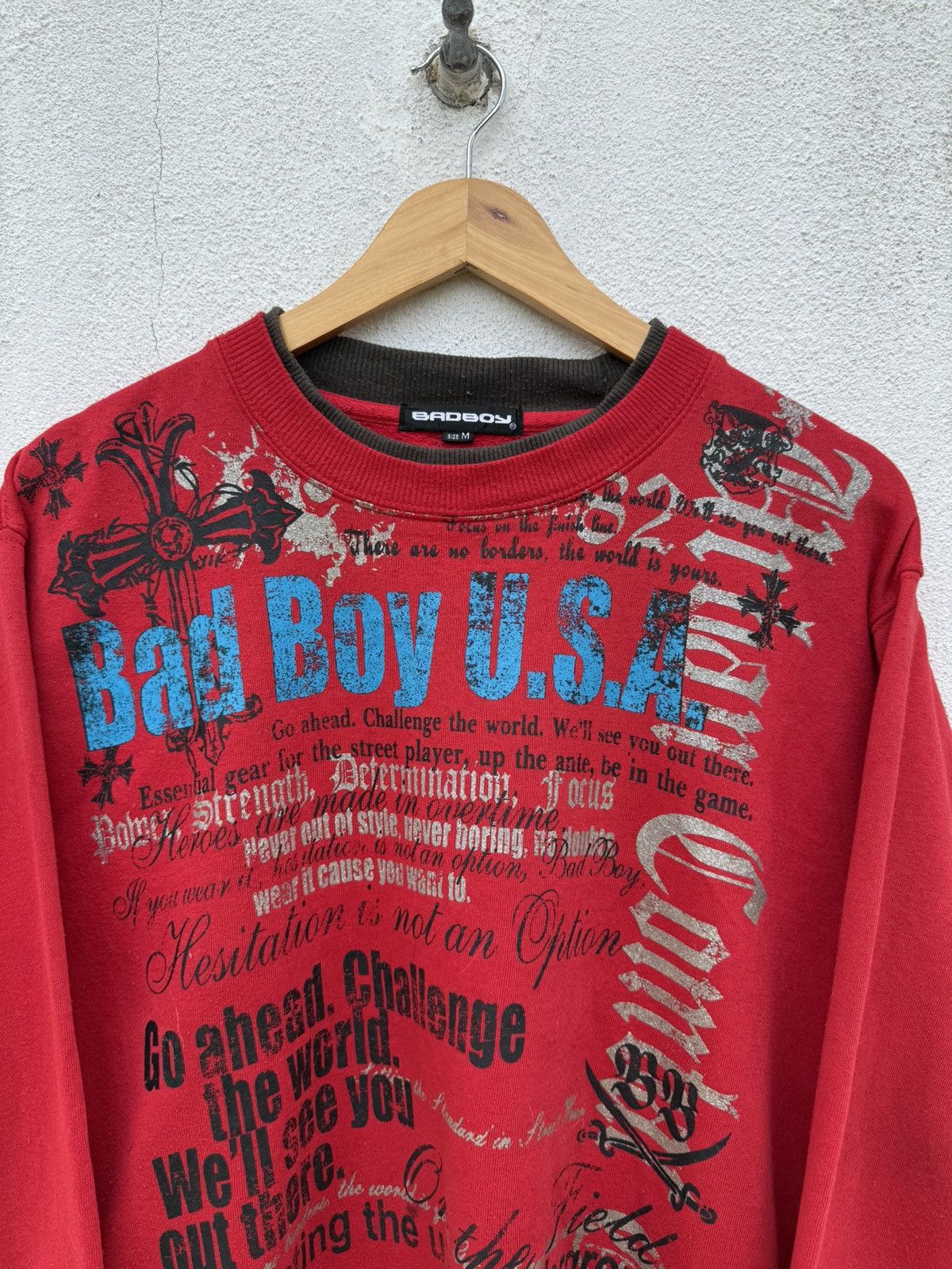 If Six Was Nine 2000s Archive Bad Boy Hard Cross Wild Poems Anarchy Punk Size US L / EU 52-54 / 3 - 2 Thumbnail