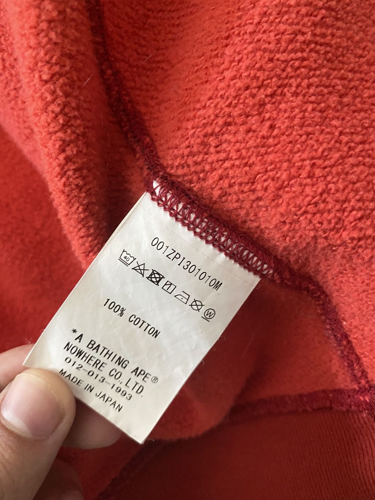Bape Red Camo Bape Hoodie Size US XL / EU 56 / 4 - 6 Thumbnail