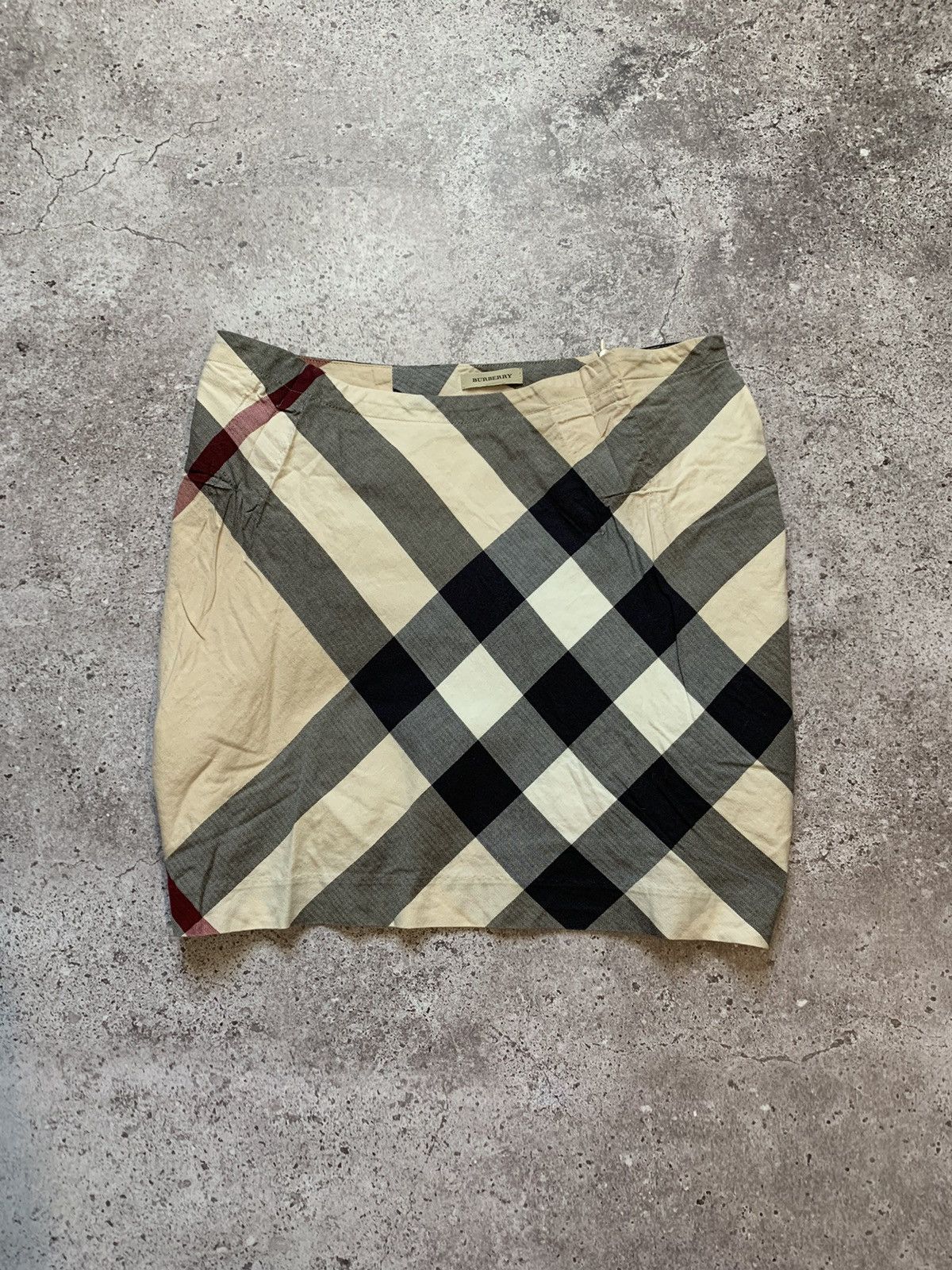 Vintage Burberry London Nova Check Schoolgirl Mini Skirt