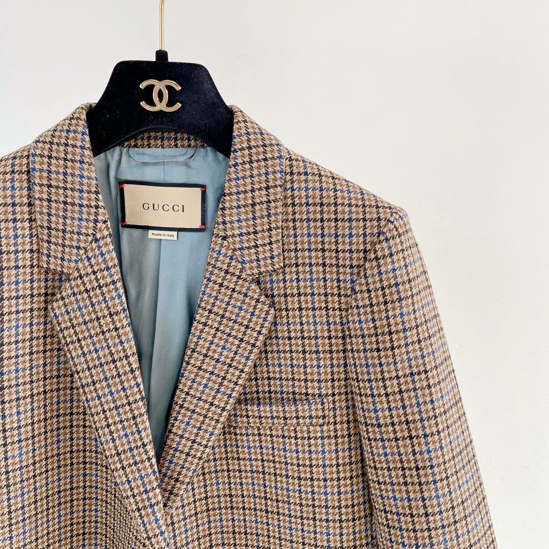Gucci Gucci tartan blazer IT40 NWT Size S / US 4 / IT 40 - 3 Thumbnail