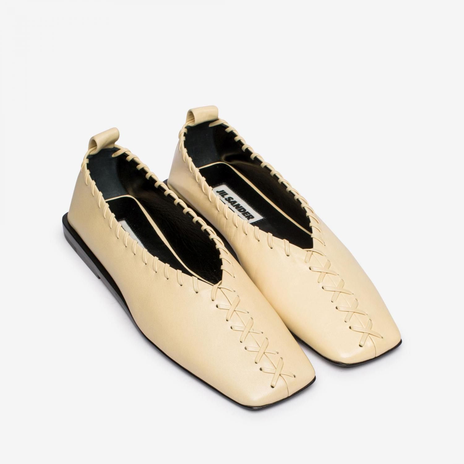 Jil Sander o1loc1c0425 J32WS0018 Ballerina in Butter Size US 10 / IT 40 - 1 Thumbnail