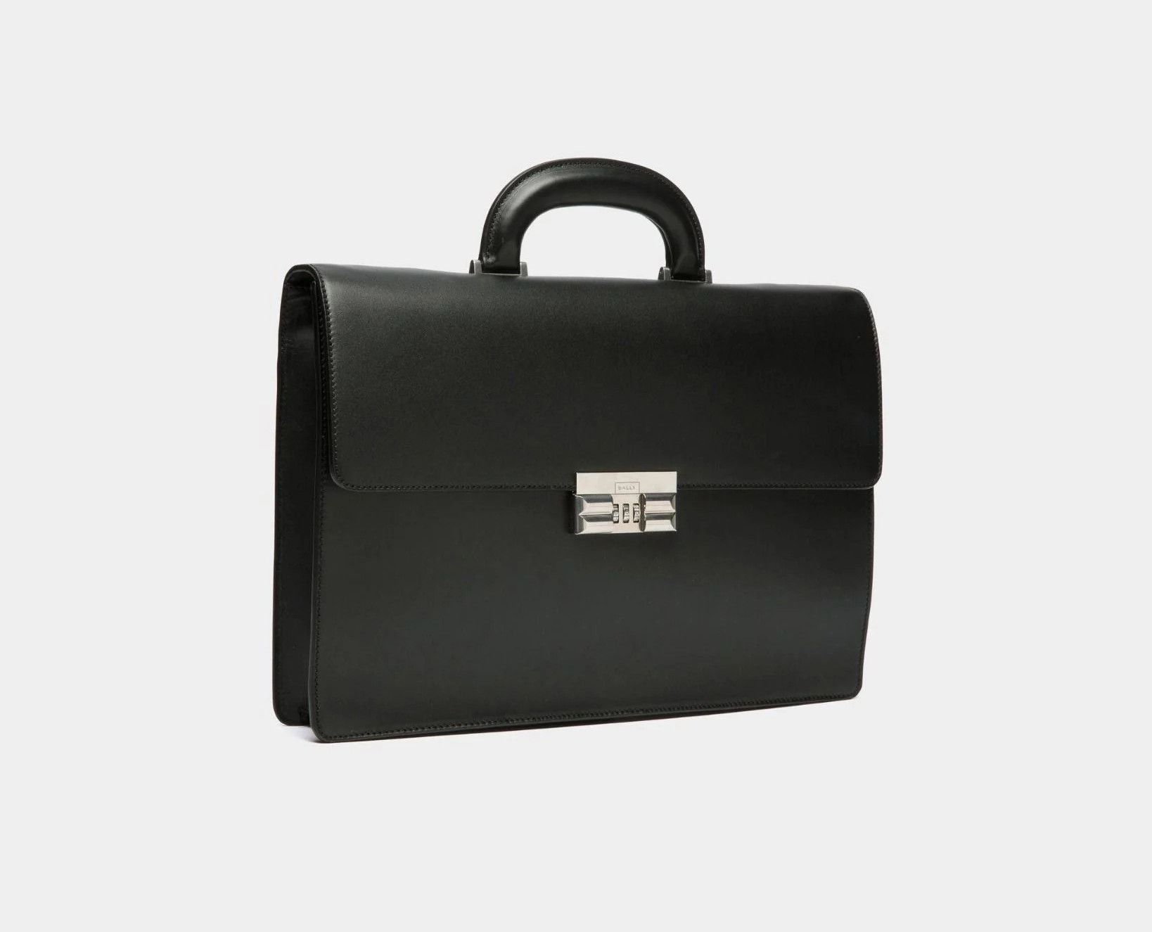 Bally BALLY Busy black deerskin leather dial combination briefcase Size ONE SIZE - 1 Thumbnail