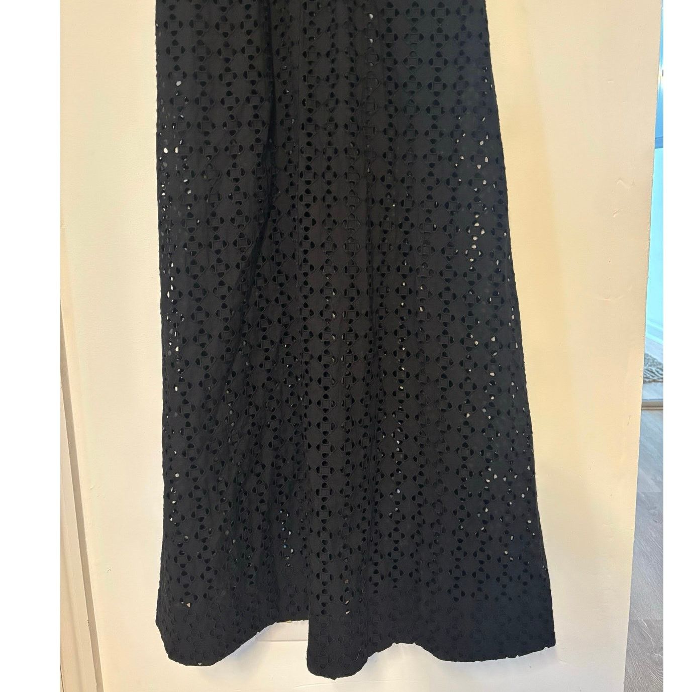 Madewell NWT Madewell Eyelet V-Neck Maxi Dress In Black Size 0 Size XS / US 0-2 / IT 36-38 - 8 Thumbnail