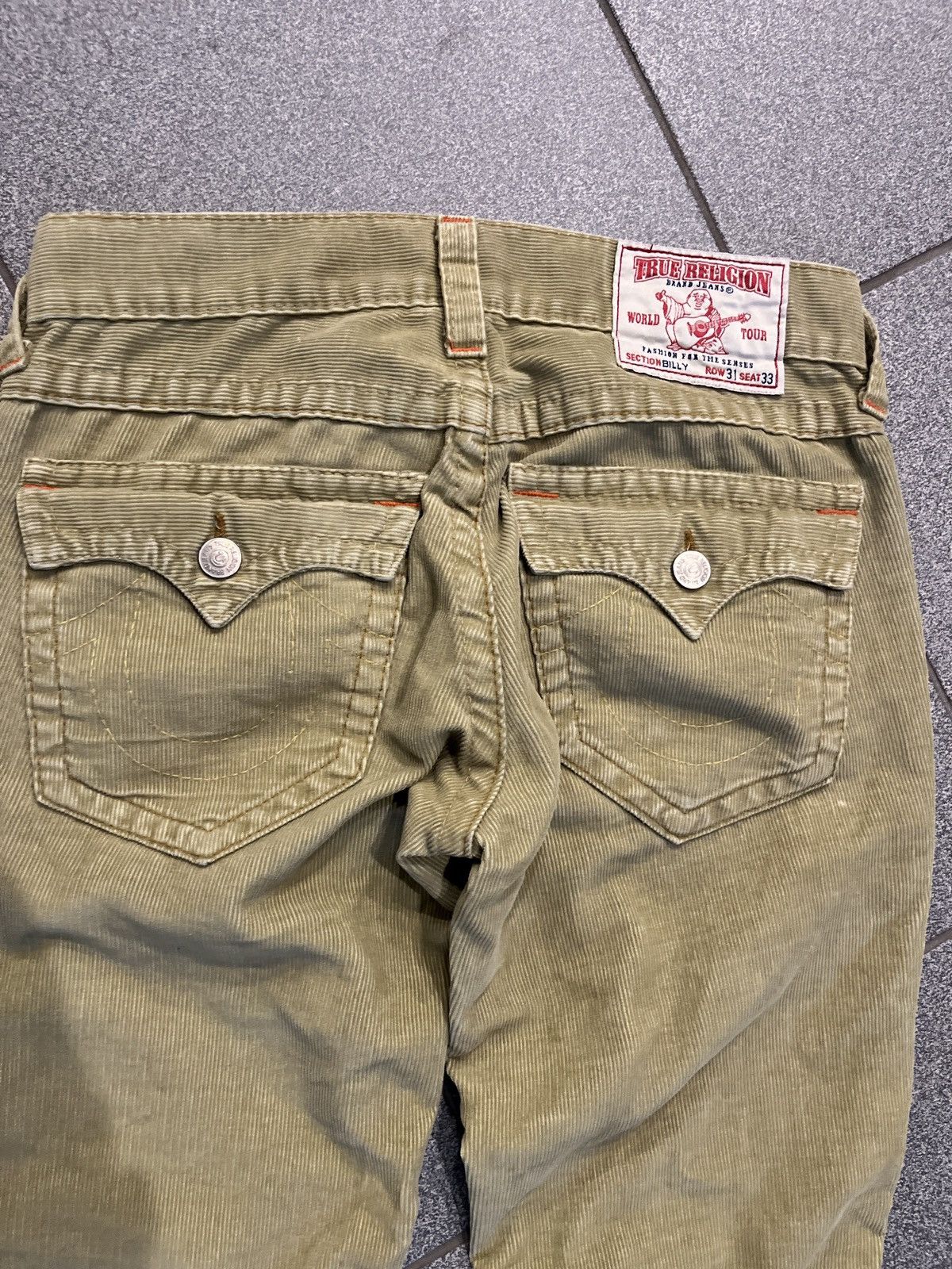 True Religion True religion billy corduroy pants Size US 33 - 4 Thumbnail